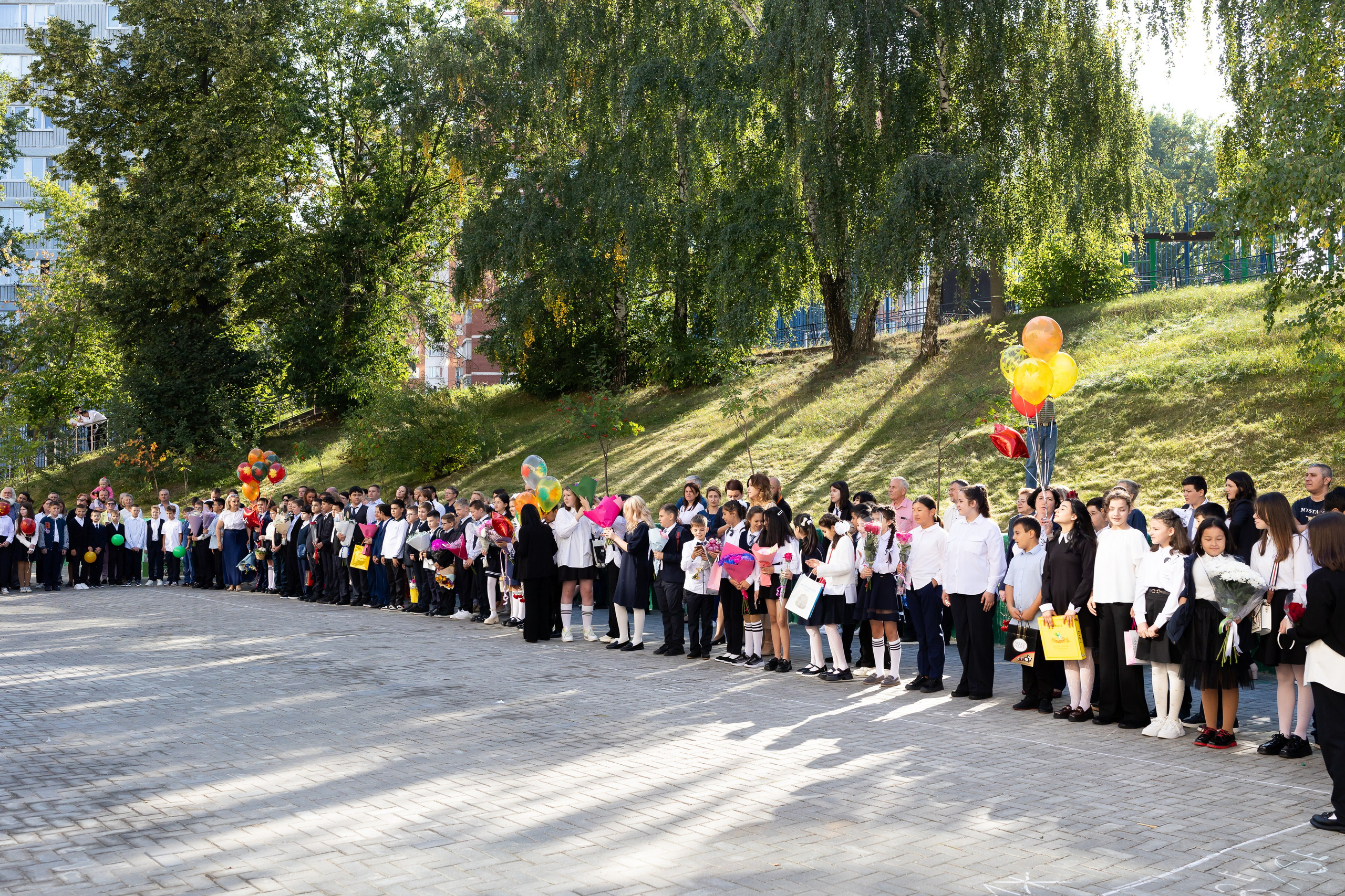 Линейка 1 сентября. Профессиональный Фотограф в Москве Андрей Славнов