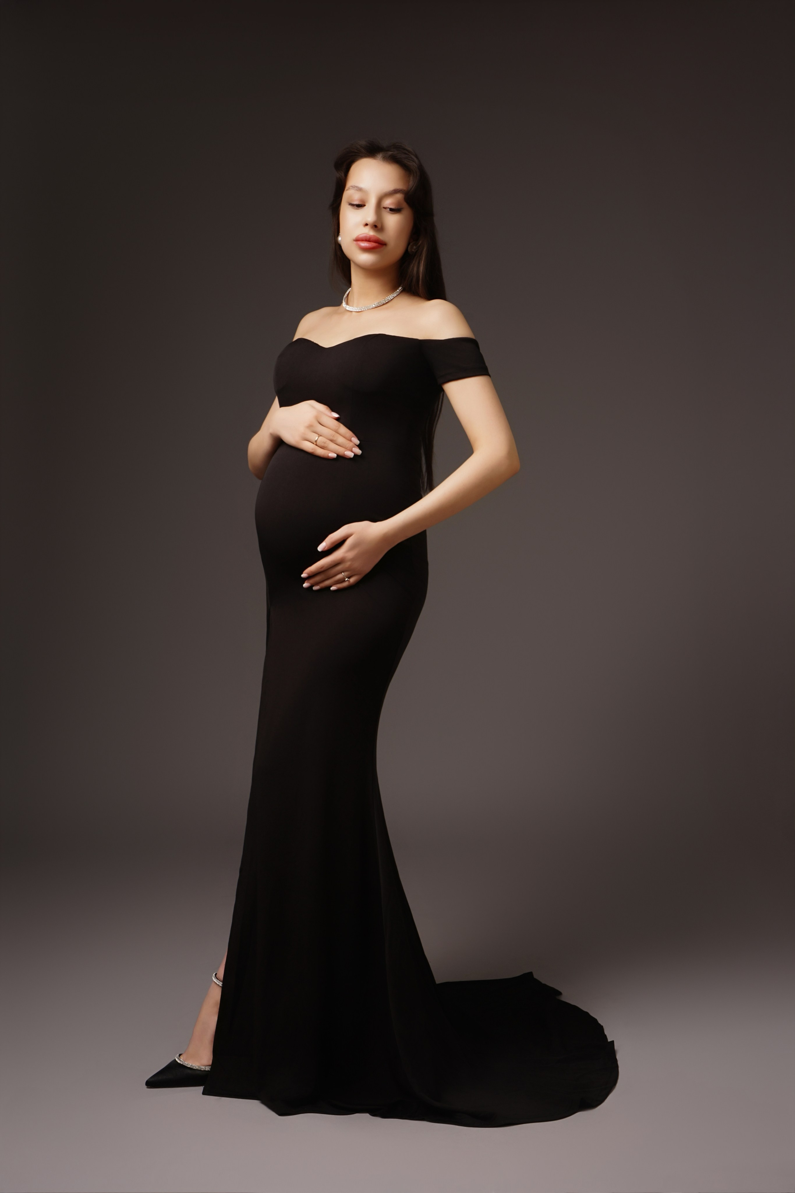 Съёмка беременности в моей фотостудии «НЕБО». Женский фотограф в Химках Алёна Ленёва