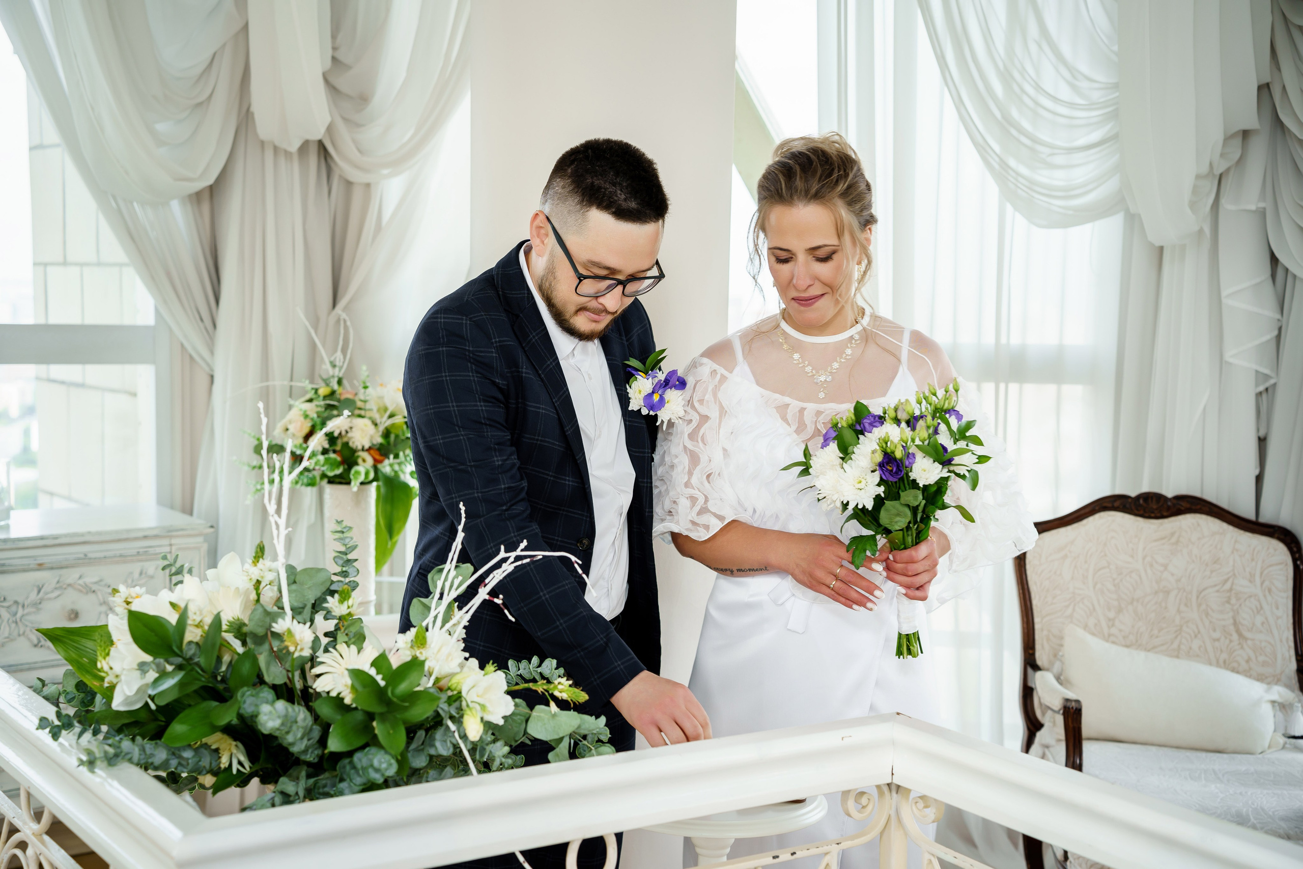 Алексей и Дарья. Регистрация, прогулка, банкет. Фотограф и видеограф в Москве и Московской области Мария Вишня