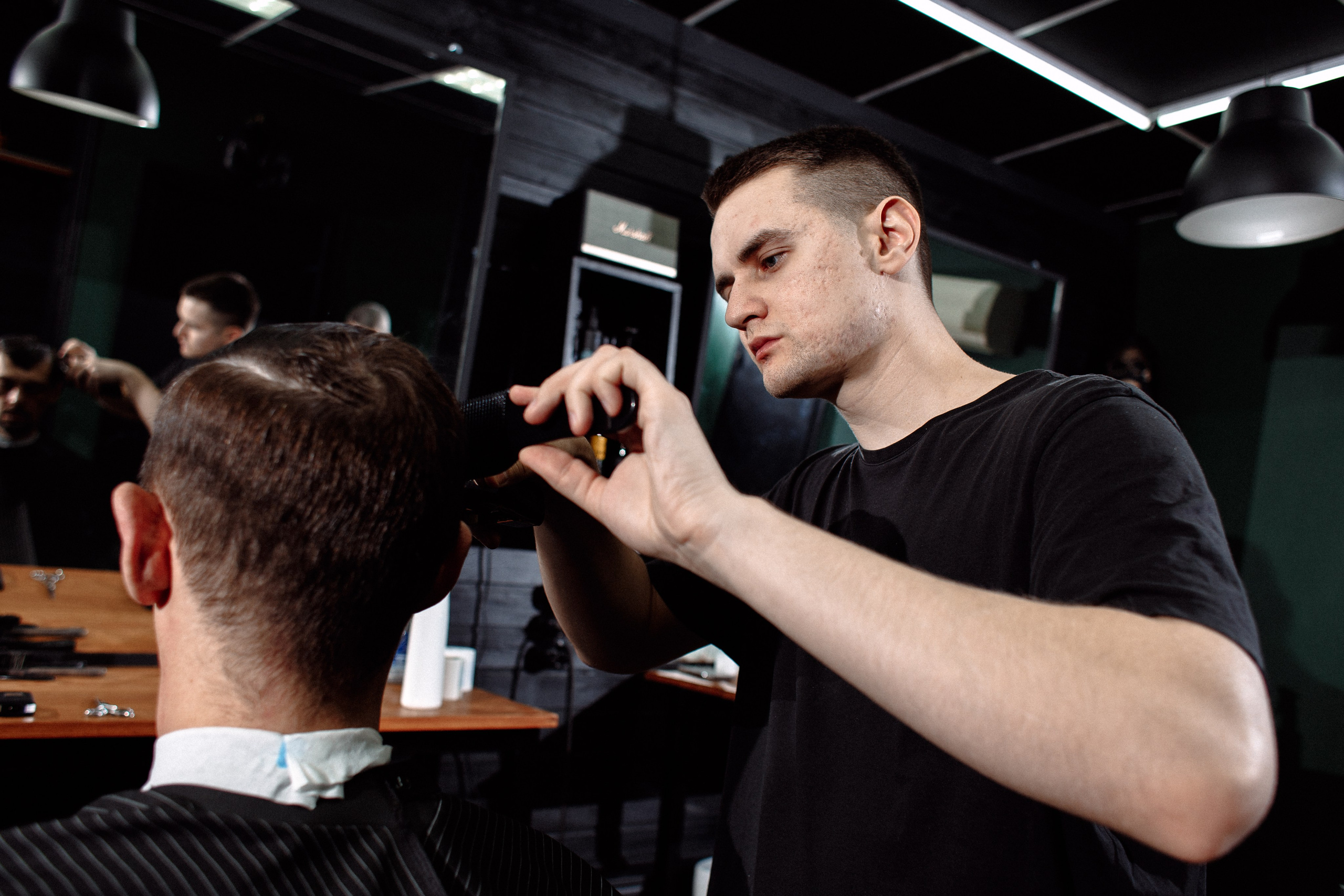 Съёмка барбершопа в Нижнем Новгороде.