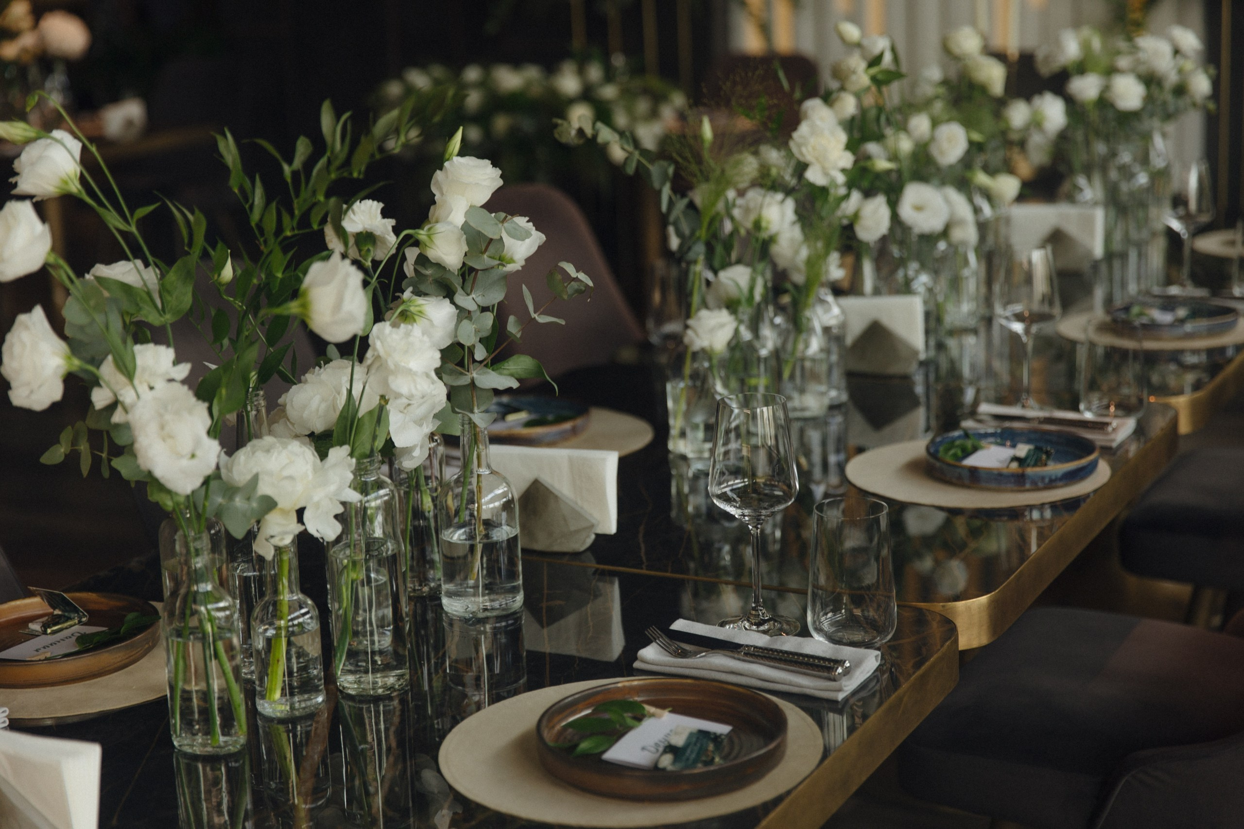 Роскошная свадьба в ресторане Тач в Москве. Праздничное агентство ПИОН