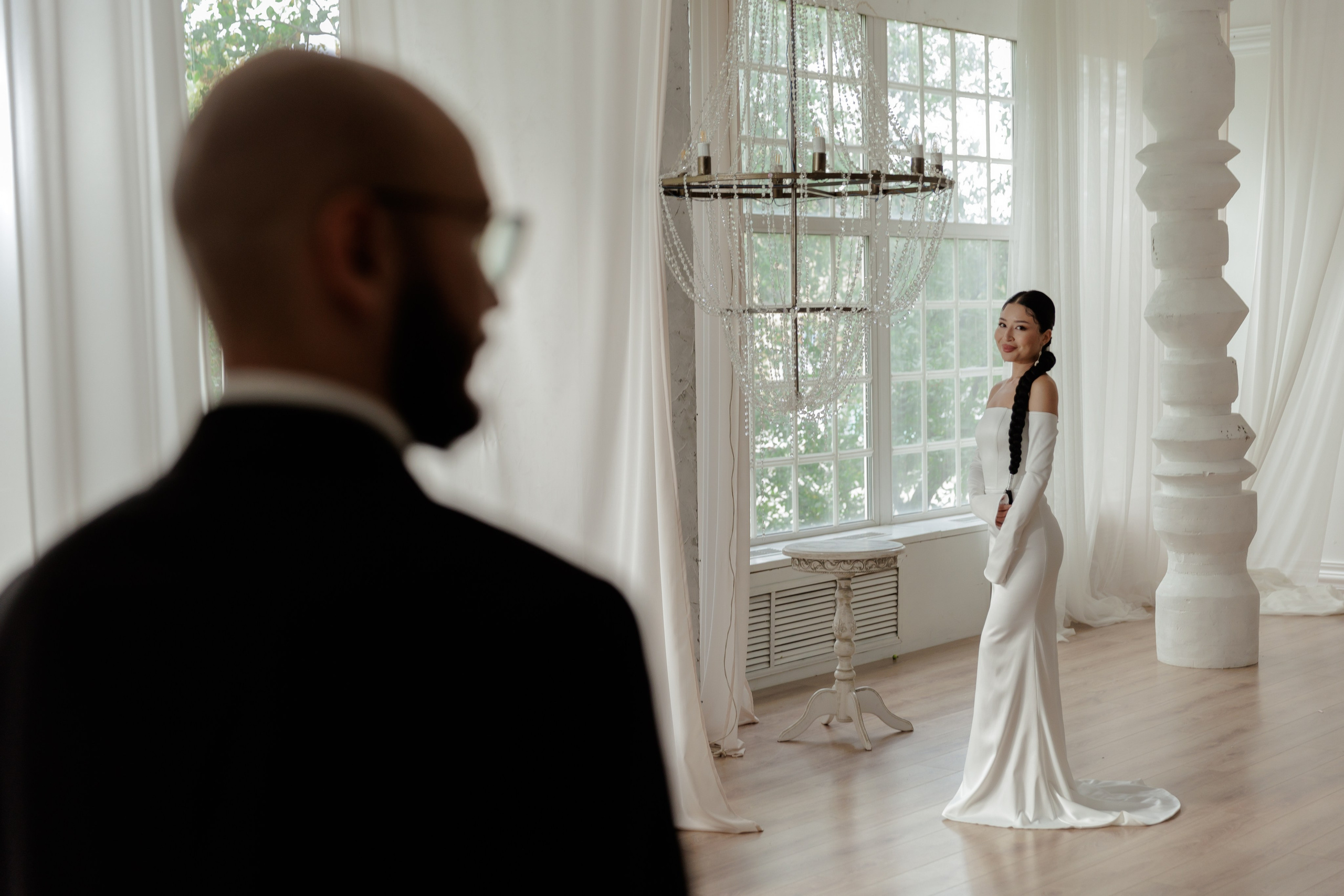 Свадебная в студии. Фотограф Костанай Кукуруза Анжела