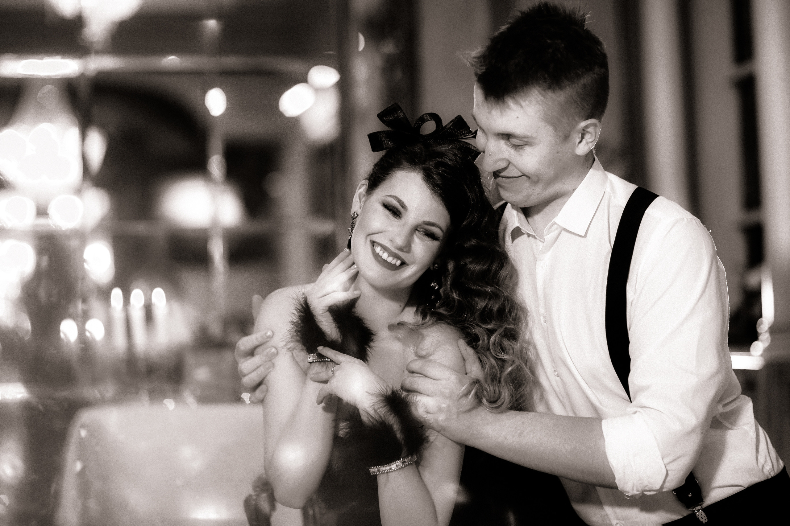 Новогодняя фотосессия в стиле ретро. Фотограф женский и мужской портрет Санкт-Петербург