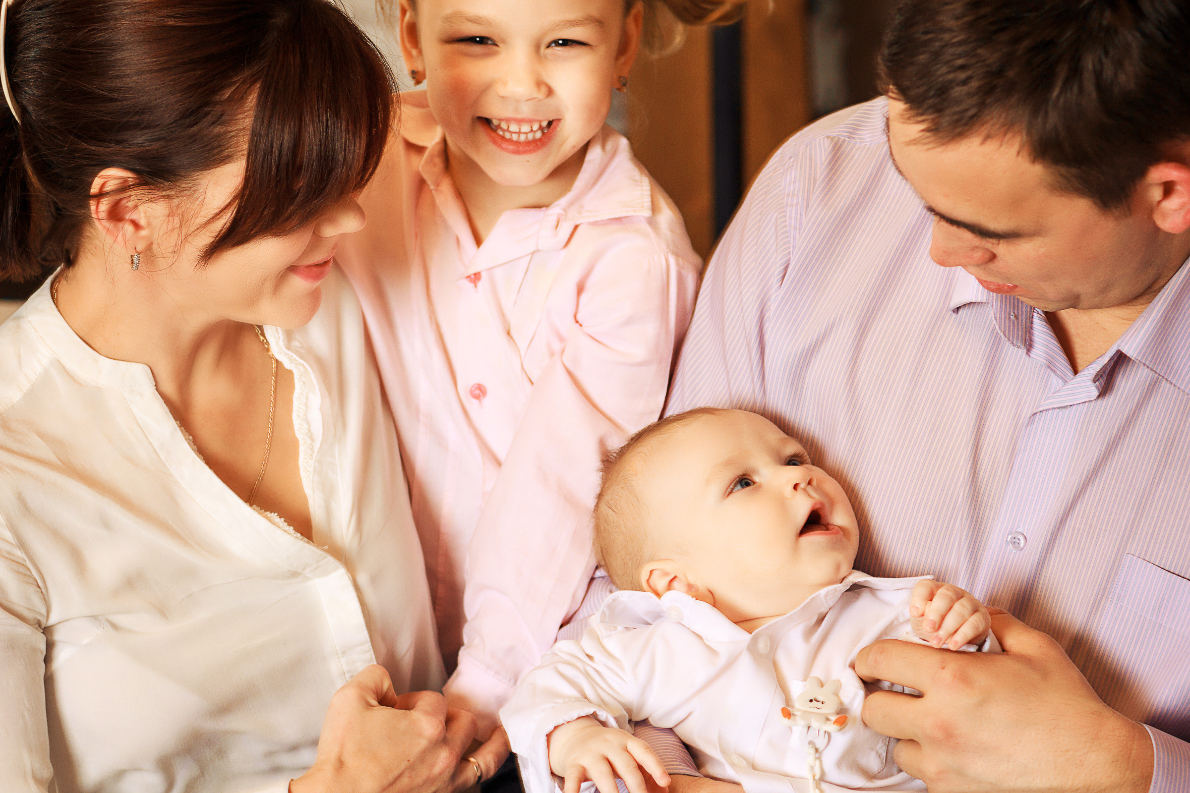 Семейная фотосессия в студии всей семьей. Фотограф женский и мужской портрет Санкт-Петербург
