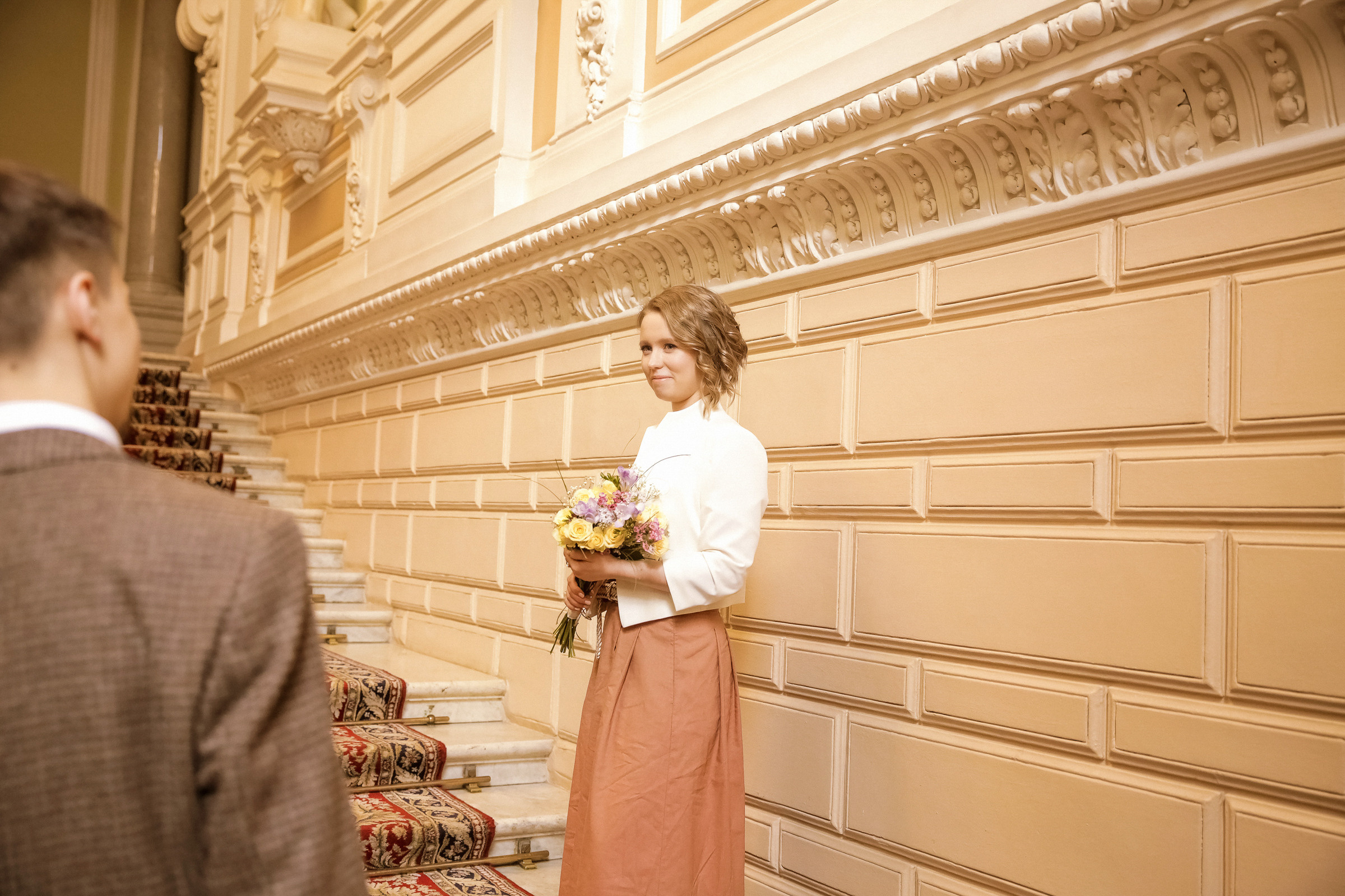 Свадьба с прогулкой по набережной. Фотограф женский и мужской портрет Санкт-Петербург