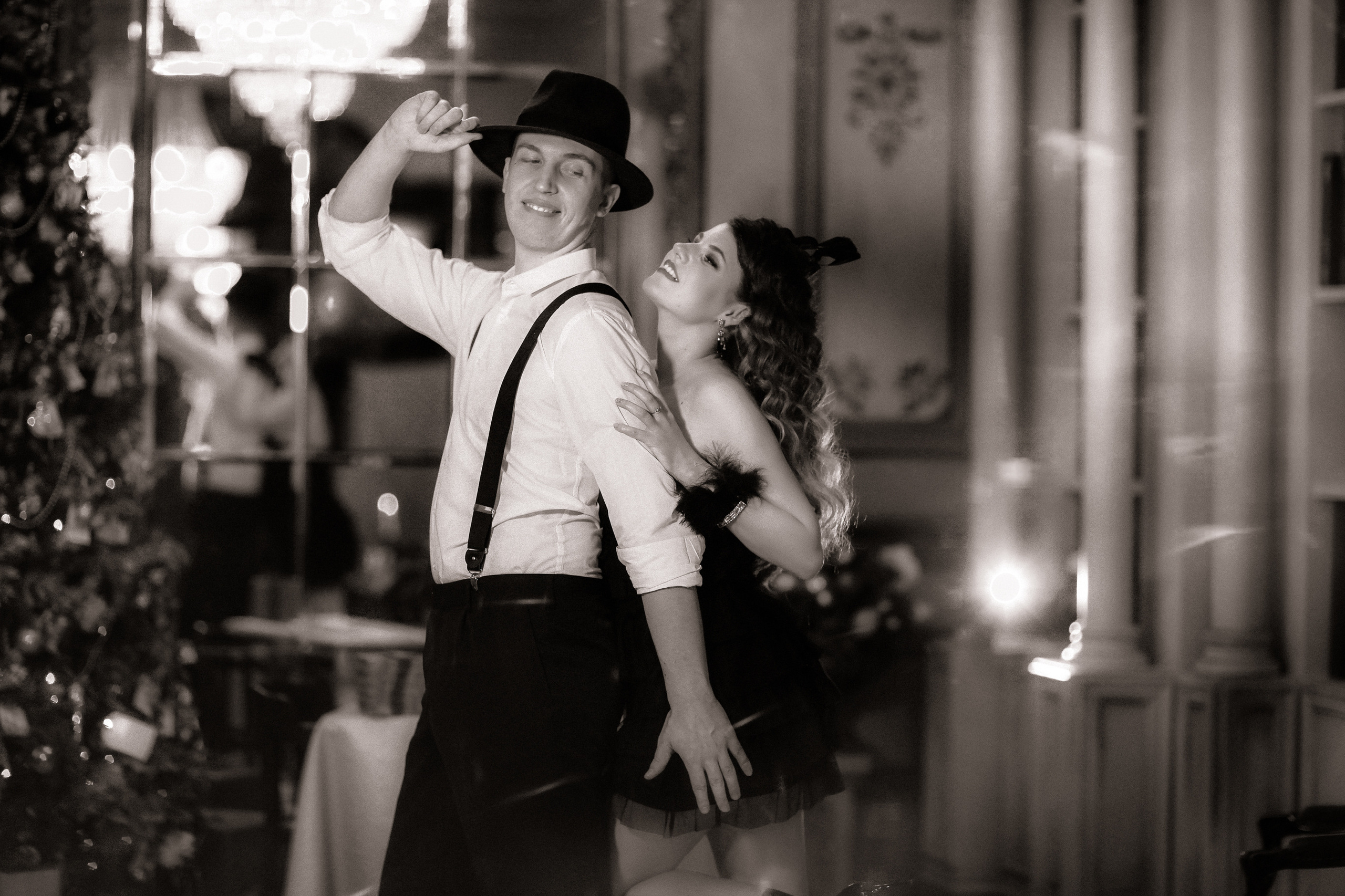 Новогодняя фотосессия в стиле ретро. Фотограф женский и мужской портрет Санкт-Петербург