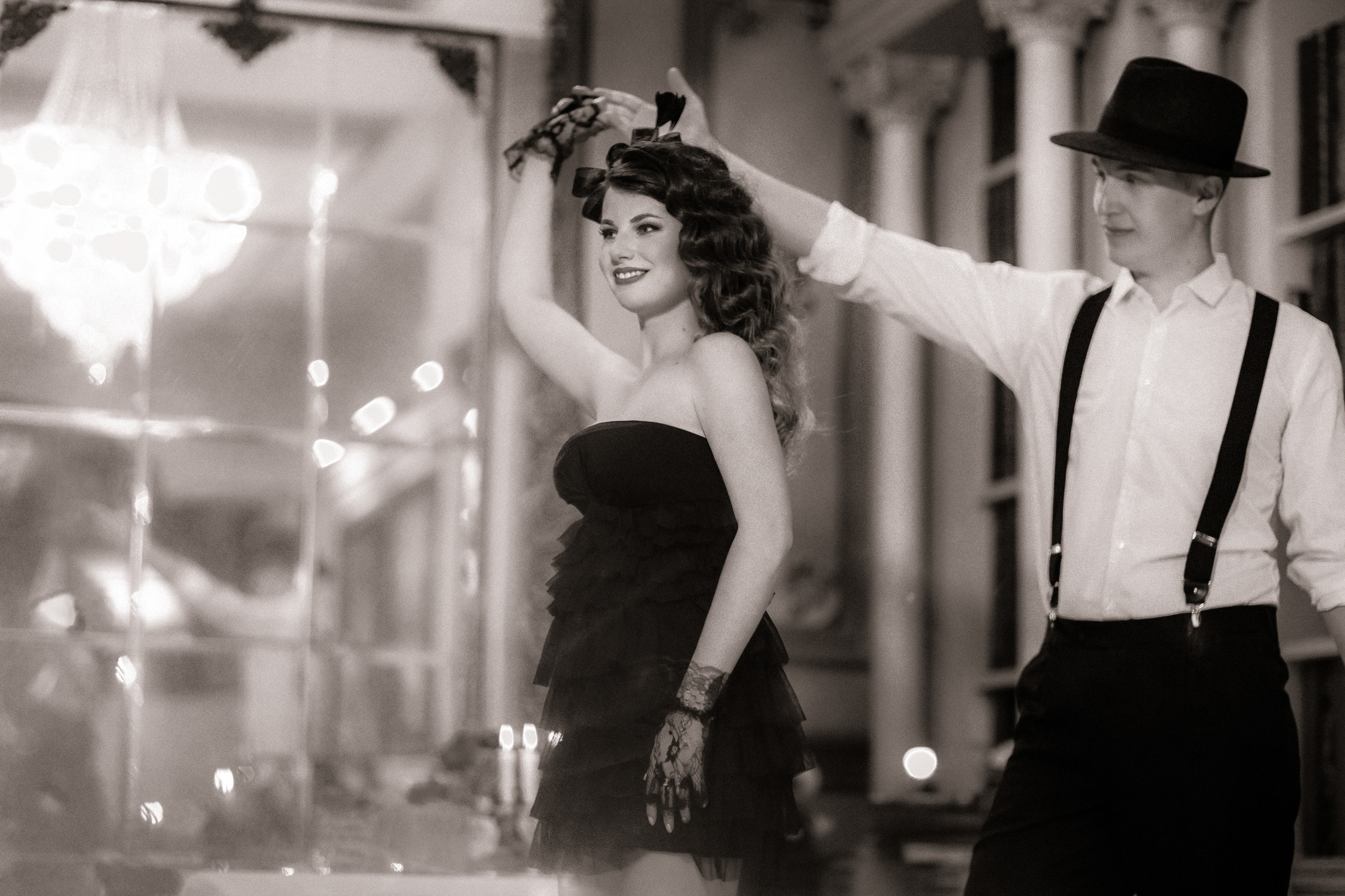 Новогодняя фотосессия в стиле ретро. Фотограф женский и мужской портрет Санкт-Петербург