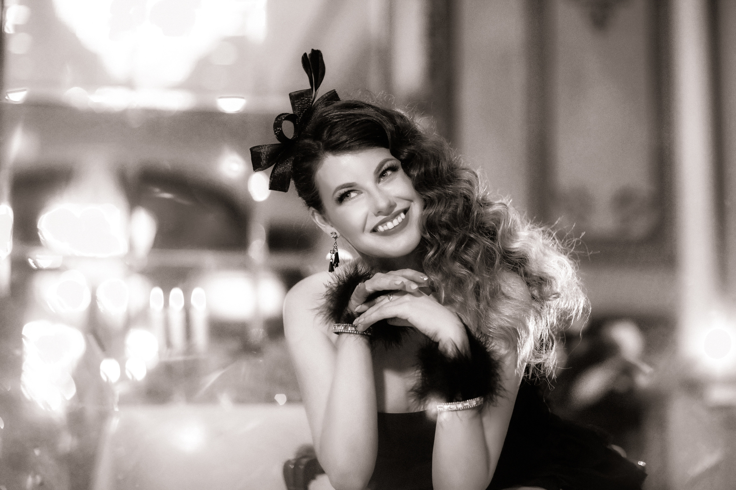 Новогодняя фотосессия в стиле ретро. Фотограф женский и мужской портрет Санкт-Петербург