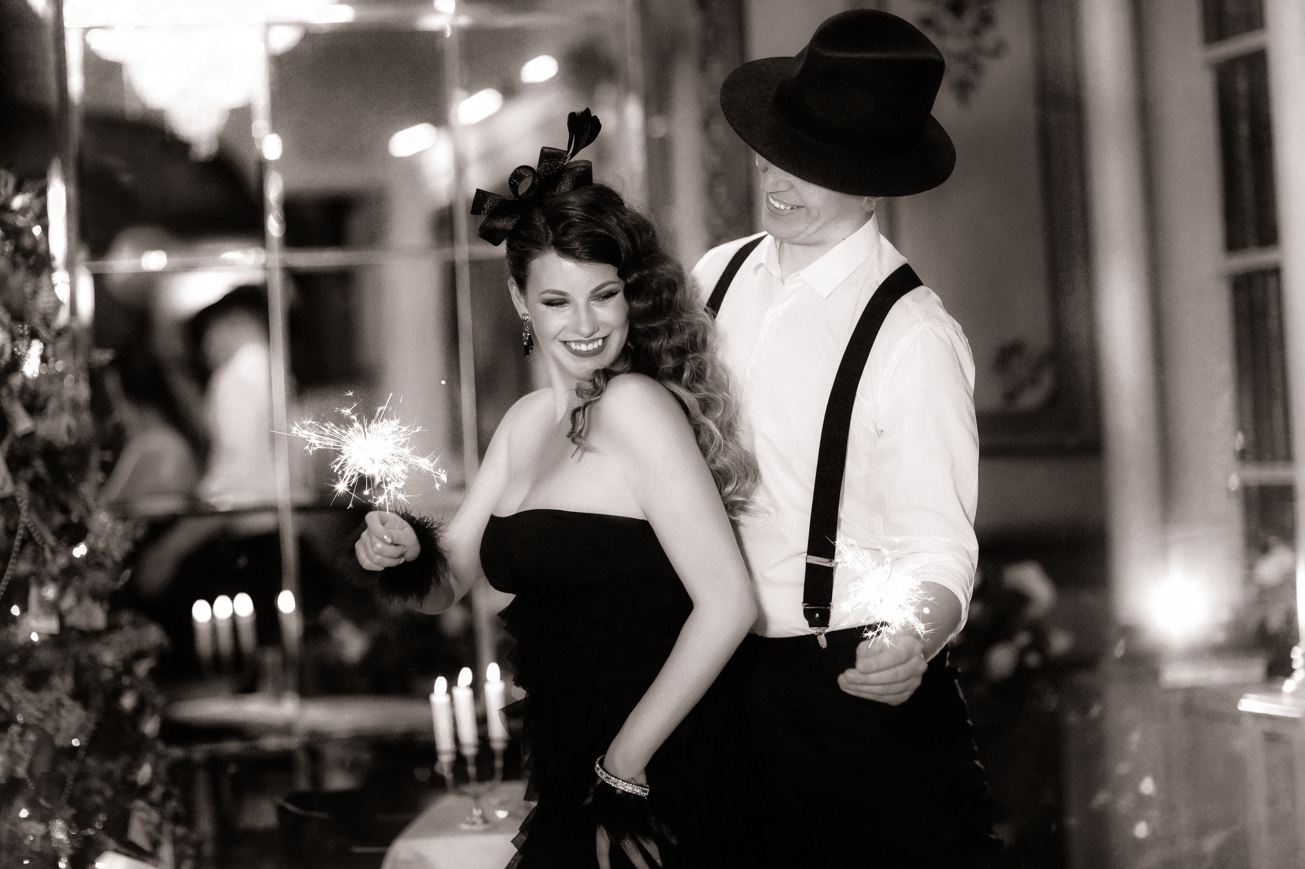 Новогодняя фотосессия в стиле ретро. Фотограф женский и мужской портрет Санкт-Петербург