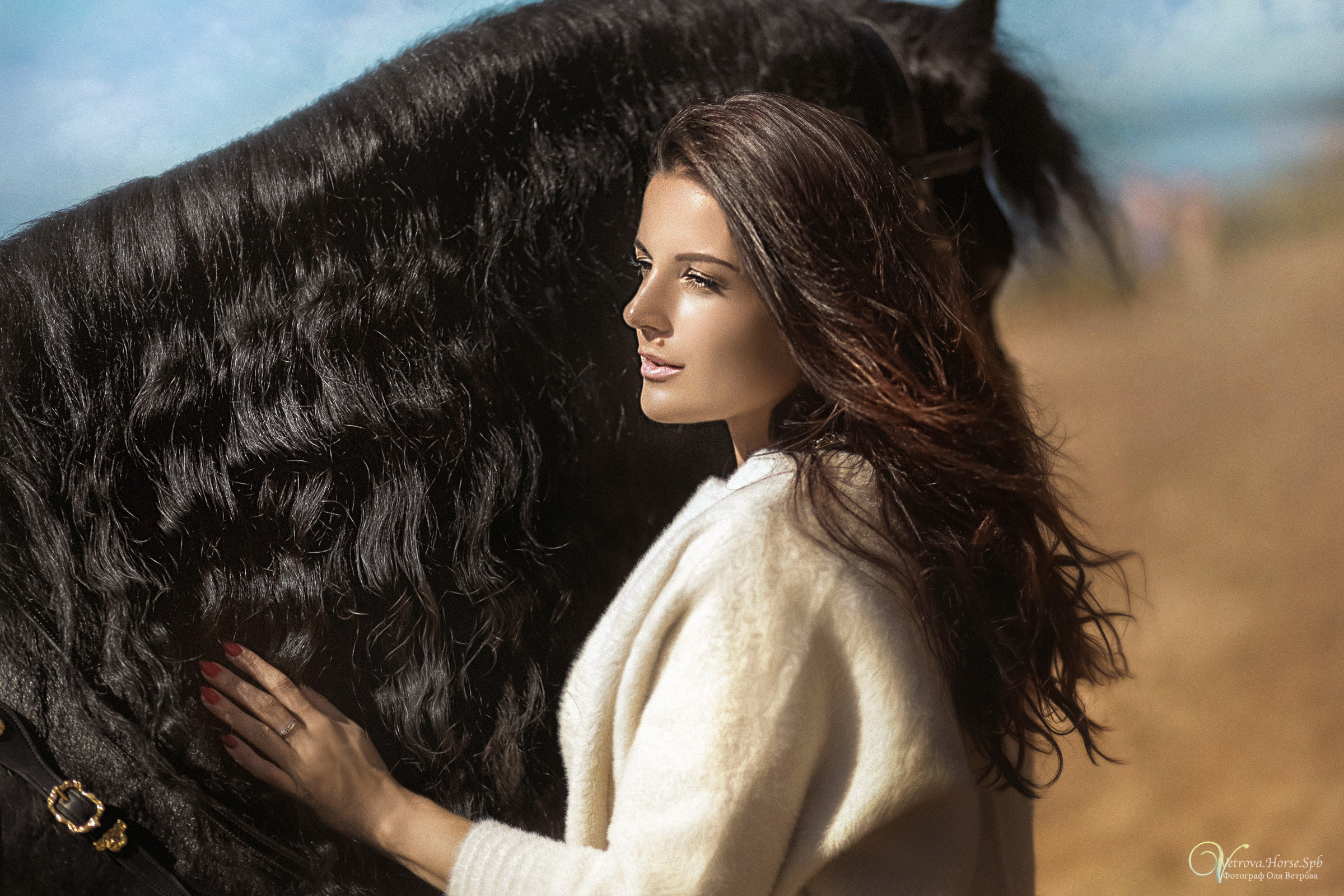 Фотосессия с фризом в СПБ. Фотограф женский и мужской портрет Санкт-Петербург