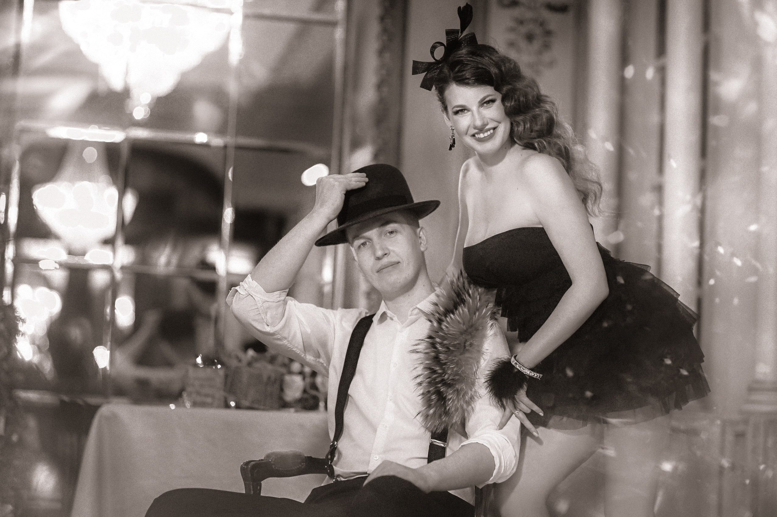 Новогодняя фотосессия в стиле ретро. Фотограф женский и мужской портрет Санкт-Петербург