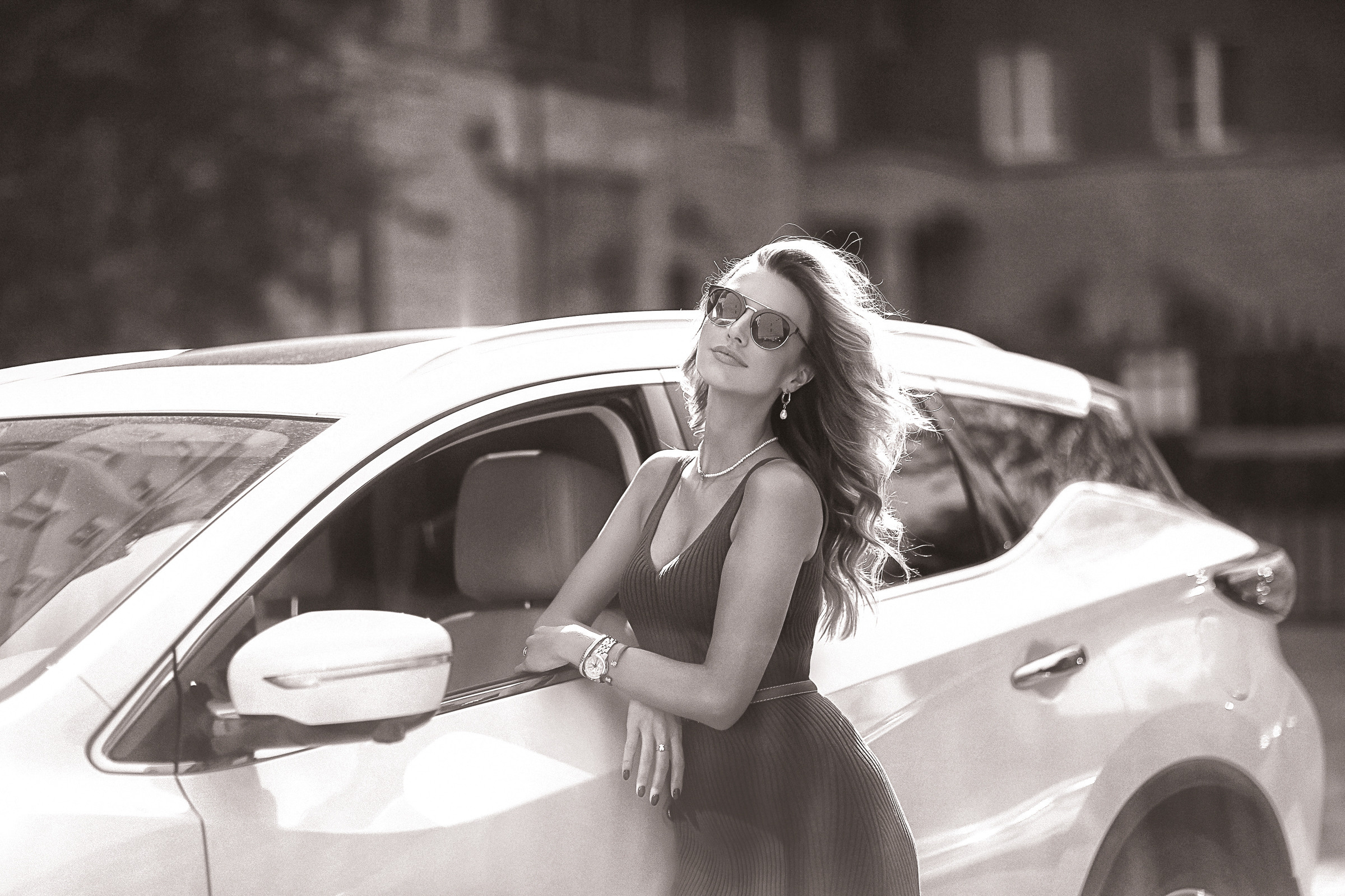 Фотосессия авто-леди. Фотограф женский и мужской портрет Санкт-Петербург
