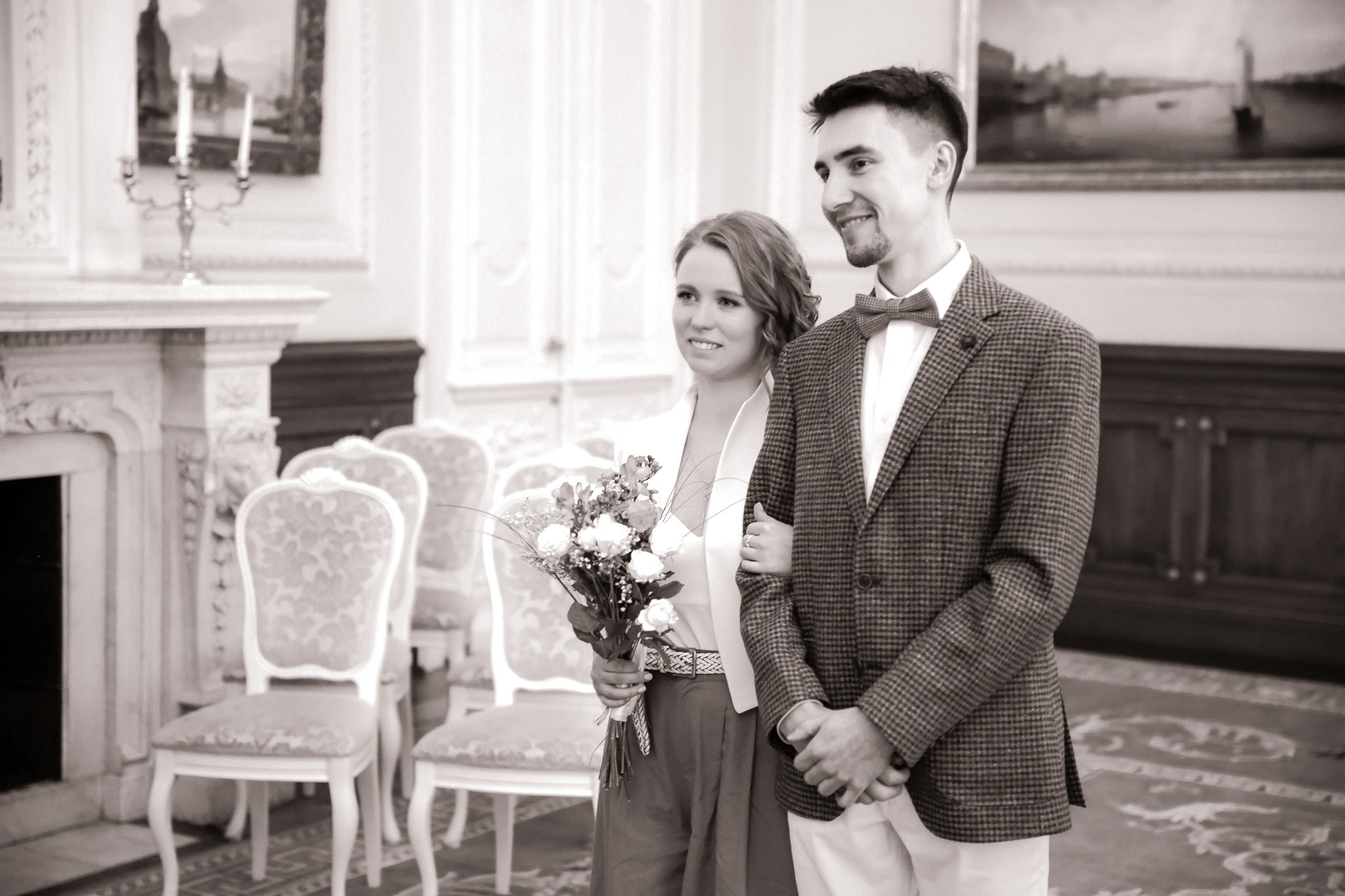 Свадьба с прогулкой по набережной. Фотограф женский и мужской портрет Санкт-Петербург