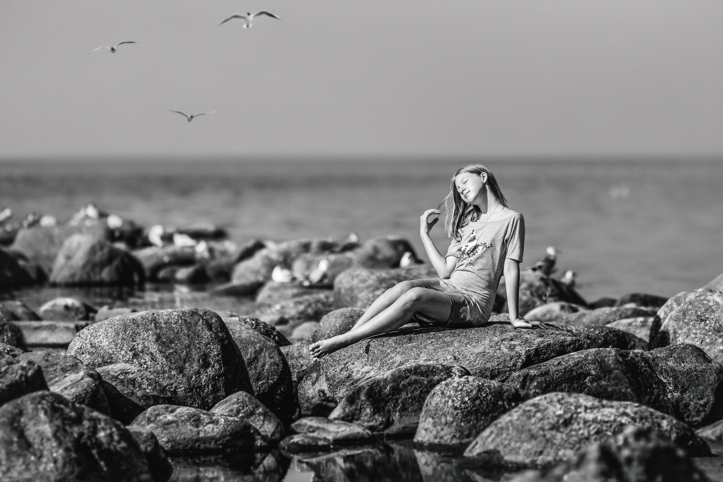 Фотосессия на заливе. Фотограф женский и мужской портрет Санкт-Петербург