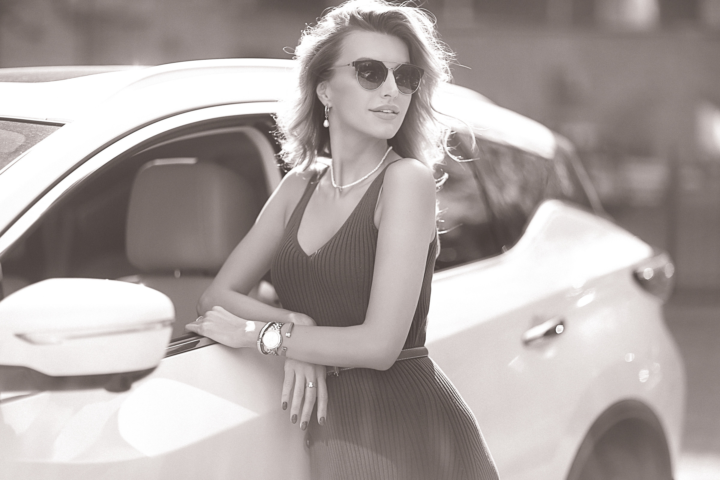 Фотосессия авто-леди. Фотограф женский и мужской портрет Санкт-Петербург