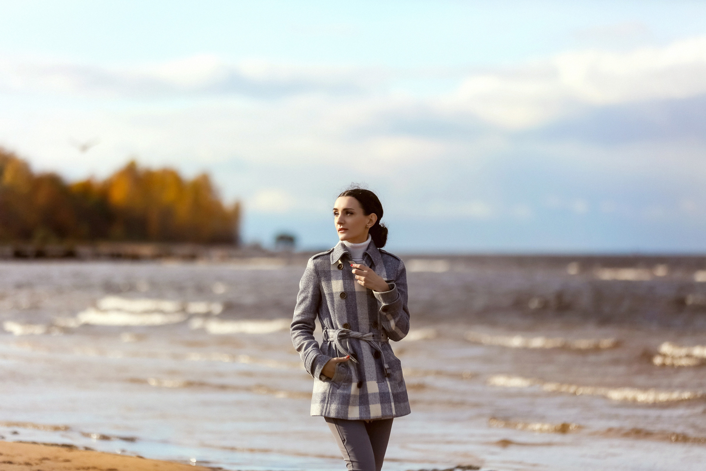 Осенняя съемка с лошадью В СПБ. Фотограф женский и мужской портрет Санкт-Петербург