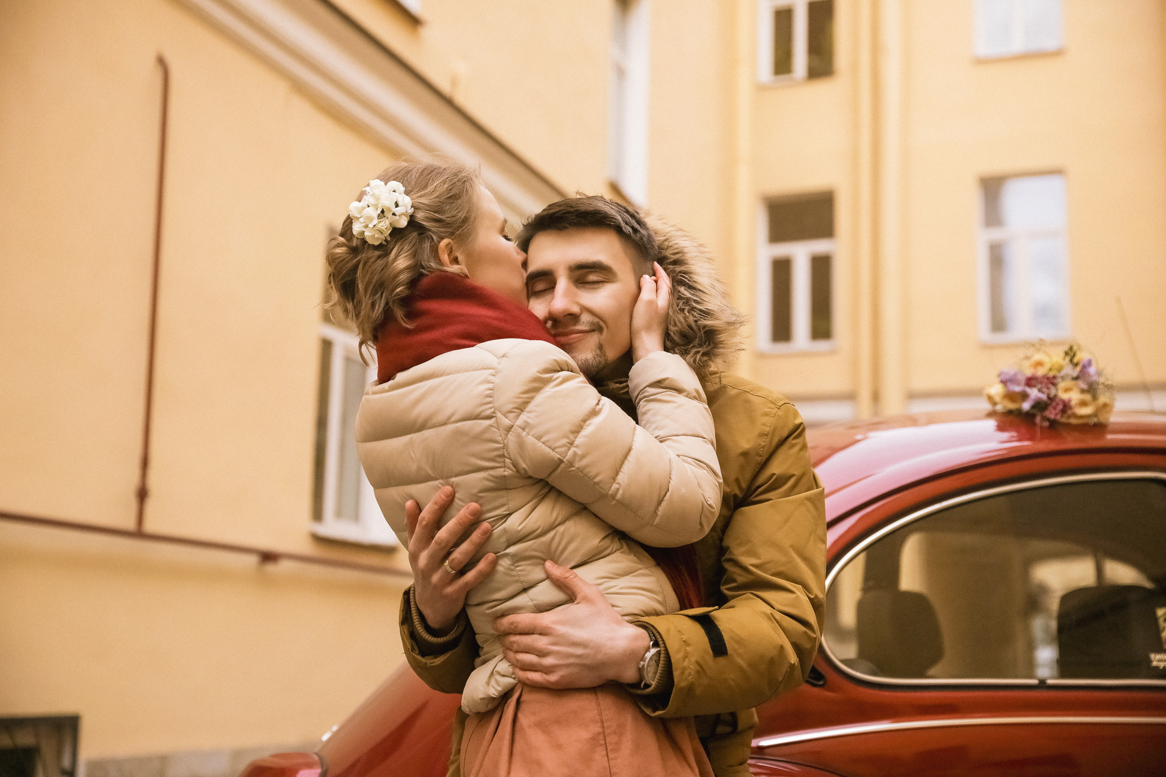 Свадьба с прогулкой по набережной. Фотограф женский и мужской портрет Санкт-Петербург
