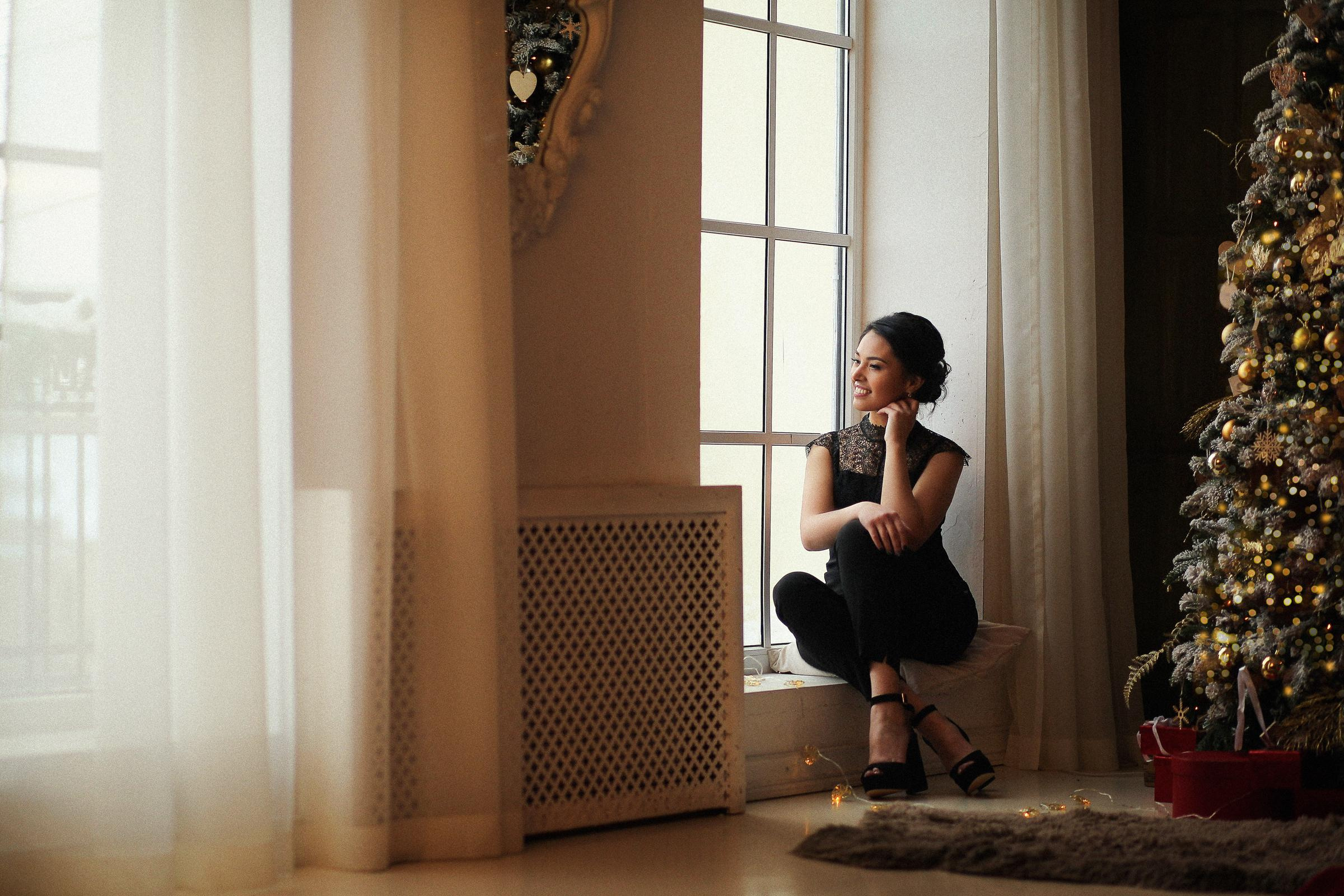 Новогодняя съемка. Фотограф женский и мужской портрет Санкт-Петербург