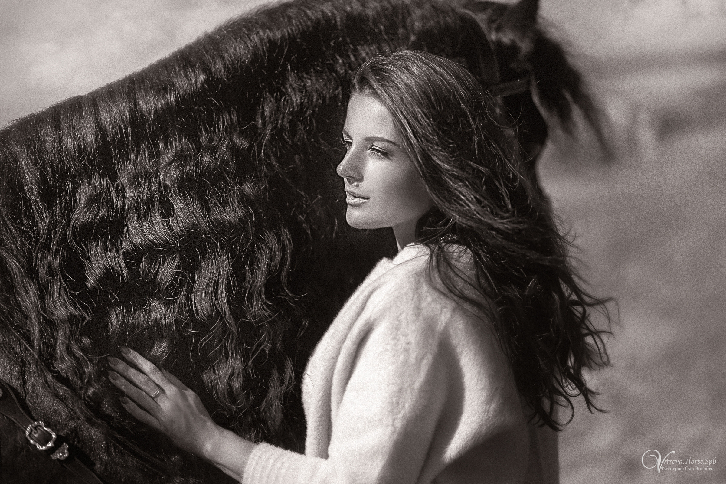 Фотосессия с фризом в СПБ. Фотограф женский и мужской портрет Санкт-Петербург