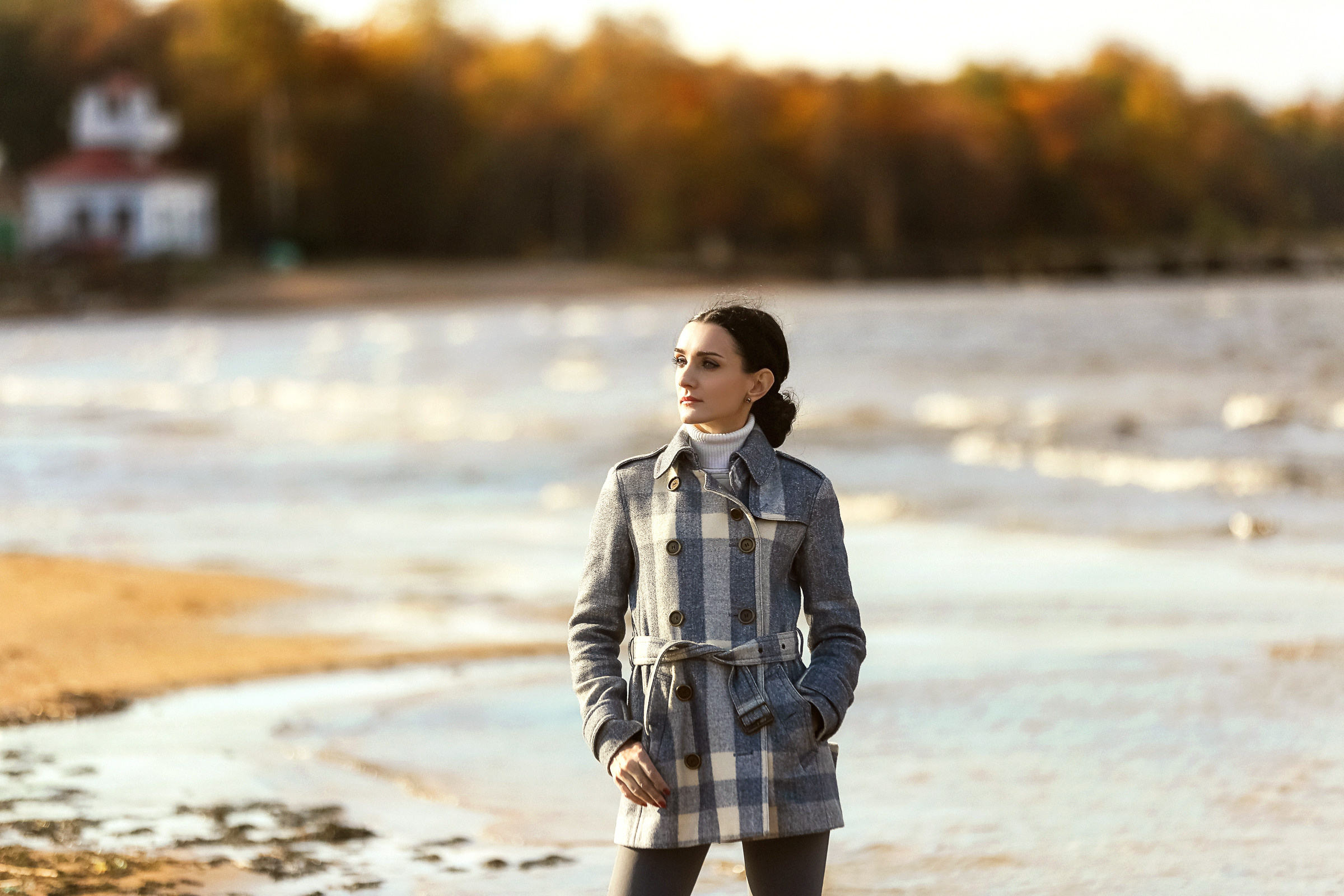 Осенняя съемка с лошадью В СПБ. Фотограф женский и мужской портрет Санкт-Петербург