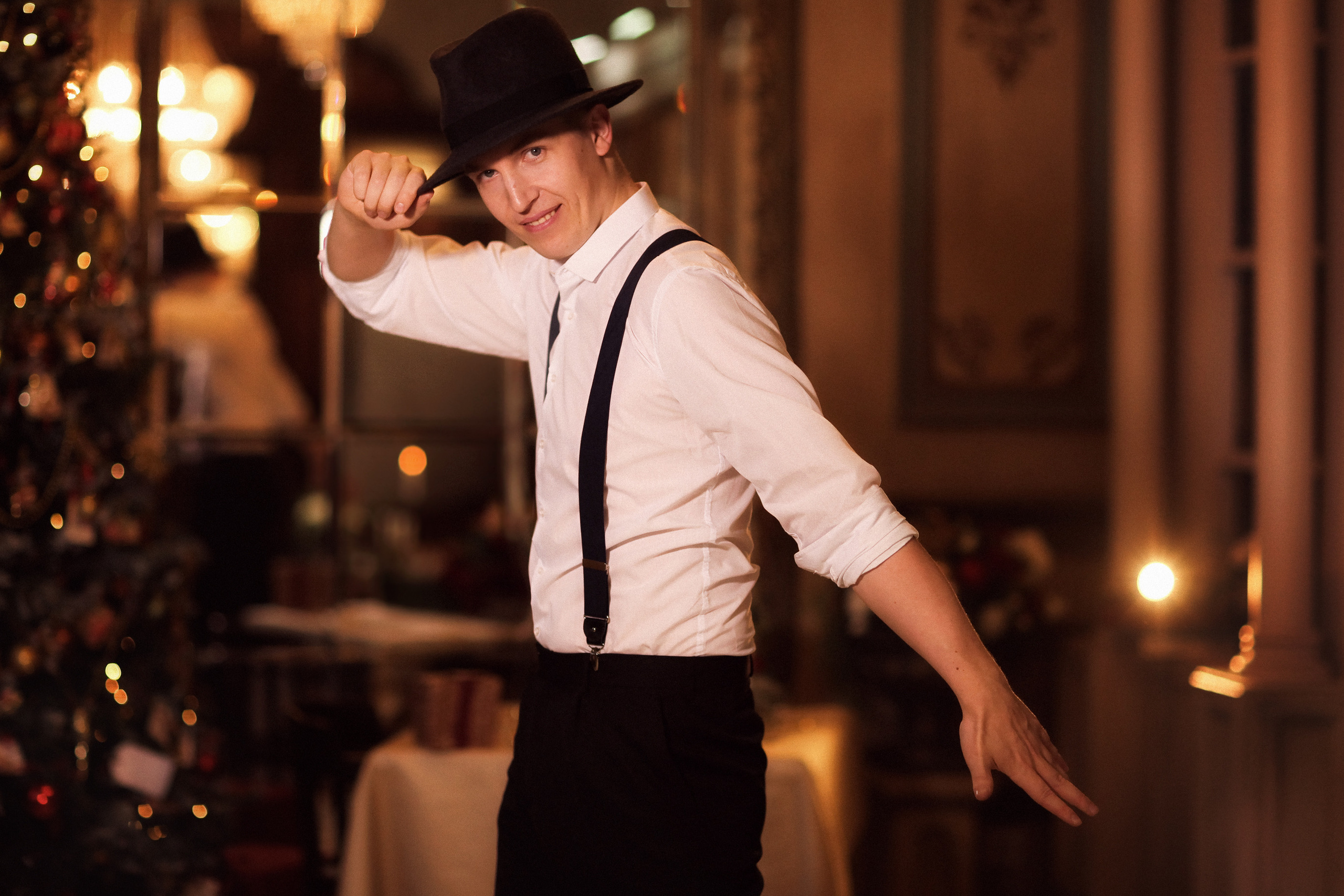 Новогодняя фотосессия в стиле ретро. Фотограф женский и мужской портрет Санкт-Петербург