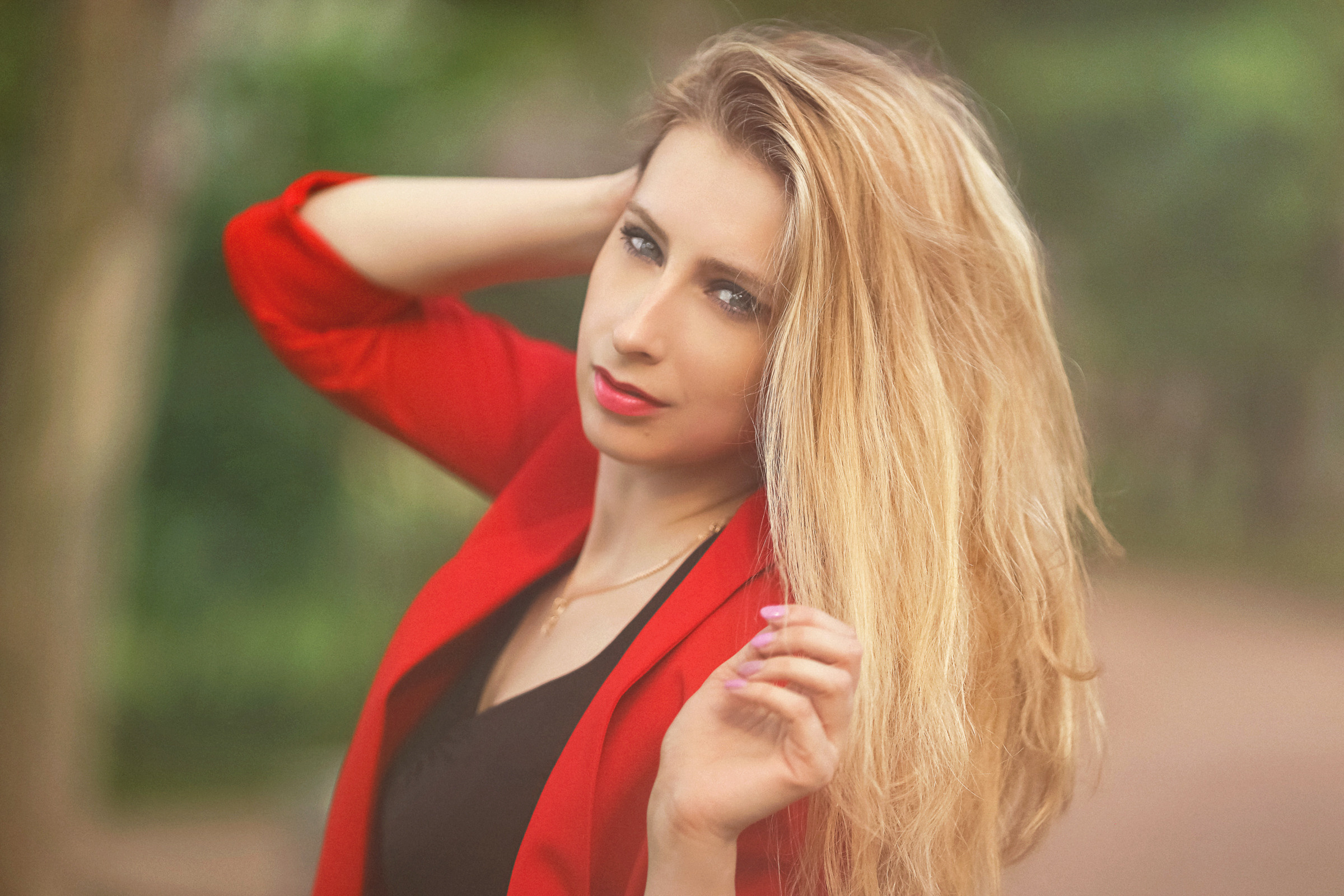 Фотосессия в городском парке. Фотограф женский и мужской портрет Санкт-Петербург