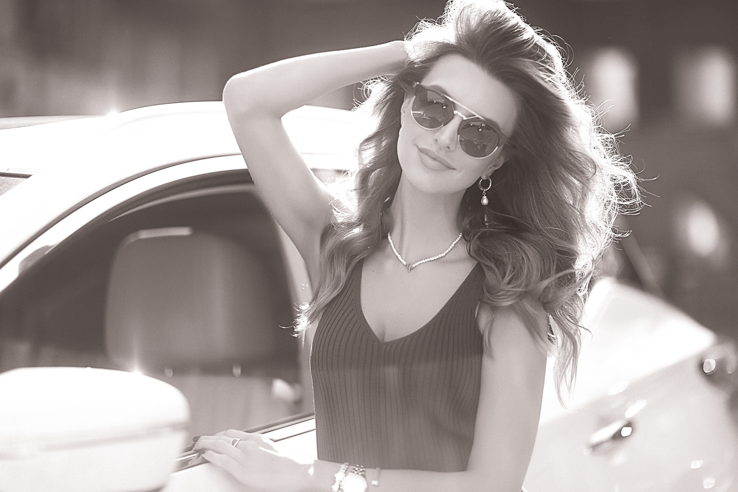 Фотосессия авто-леди. Фотограф женский и мужской портрет Санкт-Петербург