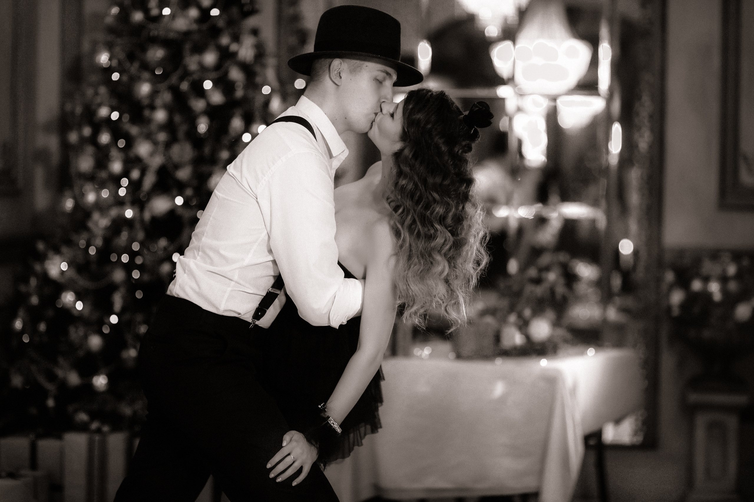 Новогодняя фотосессия в стиле ретро. Фотограф женский и мужской портрет Санкт-Петербург