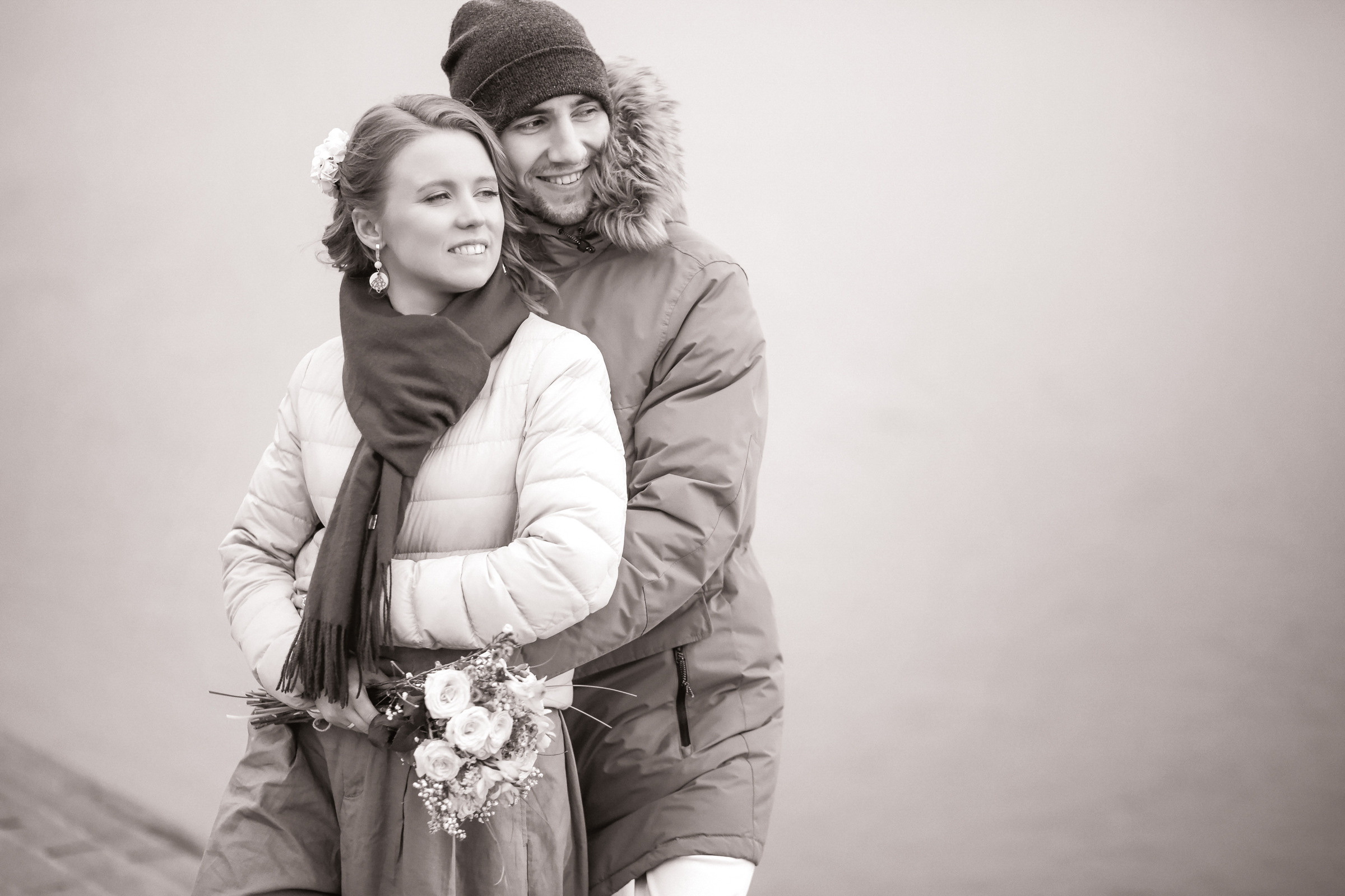 Свадьба с прогулкой по набережной. Фотограф женский и мужской портрет Санкт-Петербург