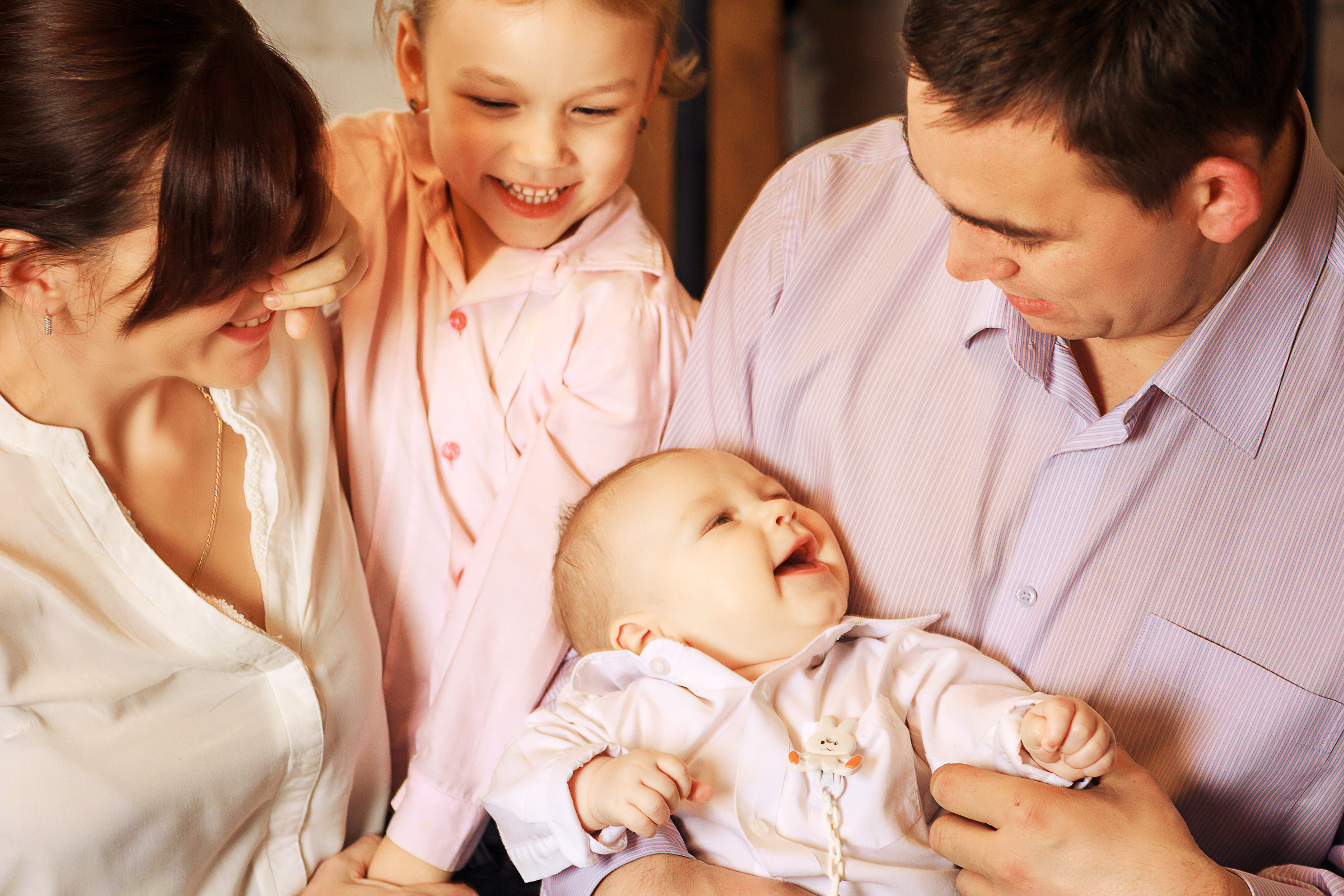 Семейная фотосессия в студии всей семьей. Фотограф женский и мужской портрет Санкт-Петербург