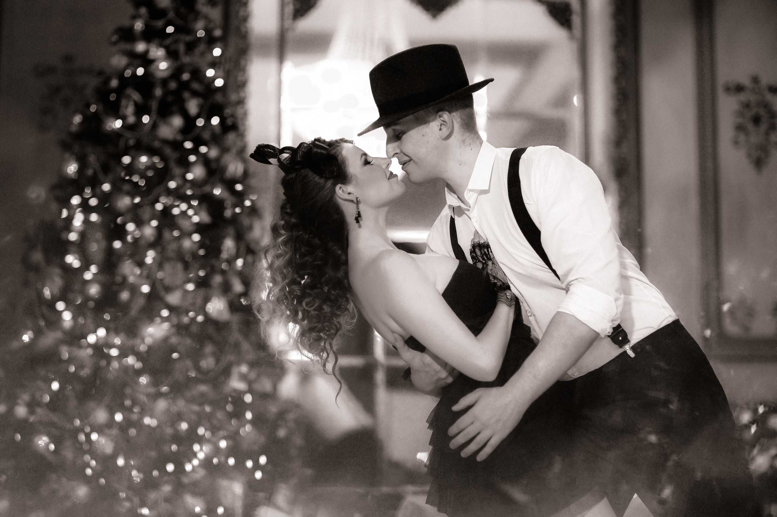 Новогодняя фотосессия в стиле ретро. Фотограф женский и мужской портрет Санкт-Петербург