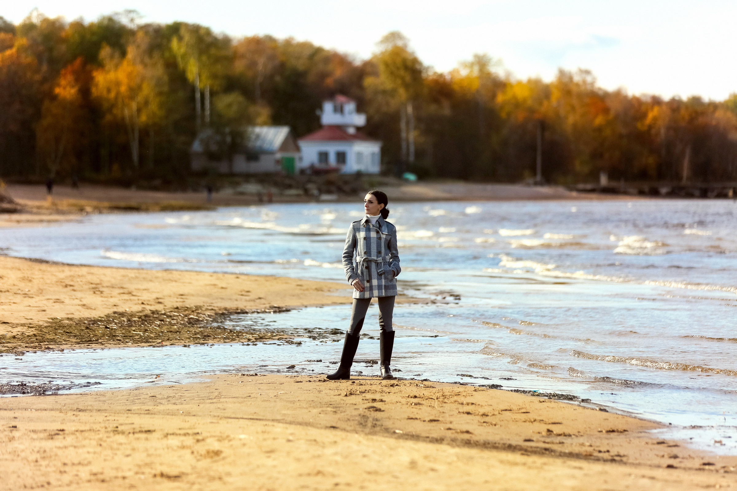 Осенняя съемка с лошадью В СПБ. Фотограф женский и мужской портрет Санкт-Петербург