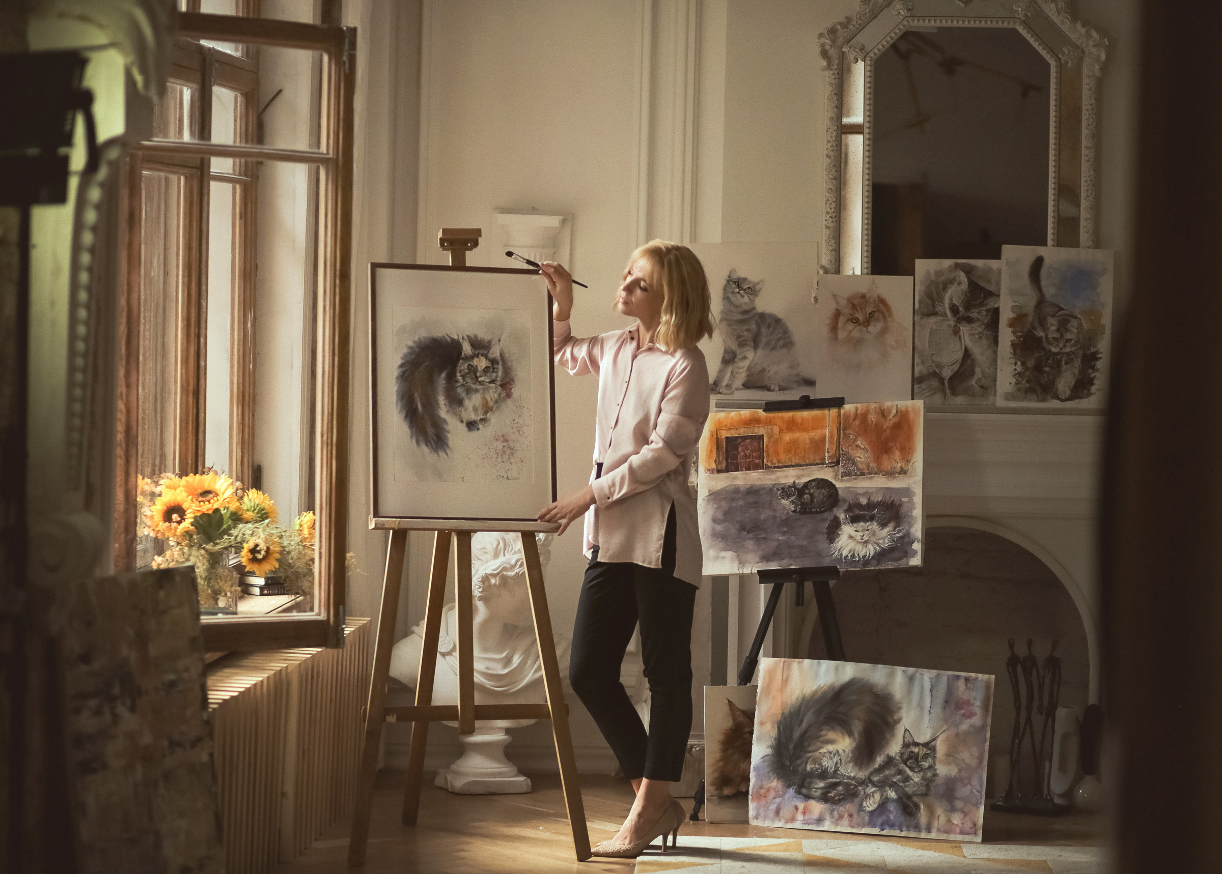 Портрет художника. Фотограф женский и мужской портрет Санкт-Петербург