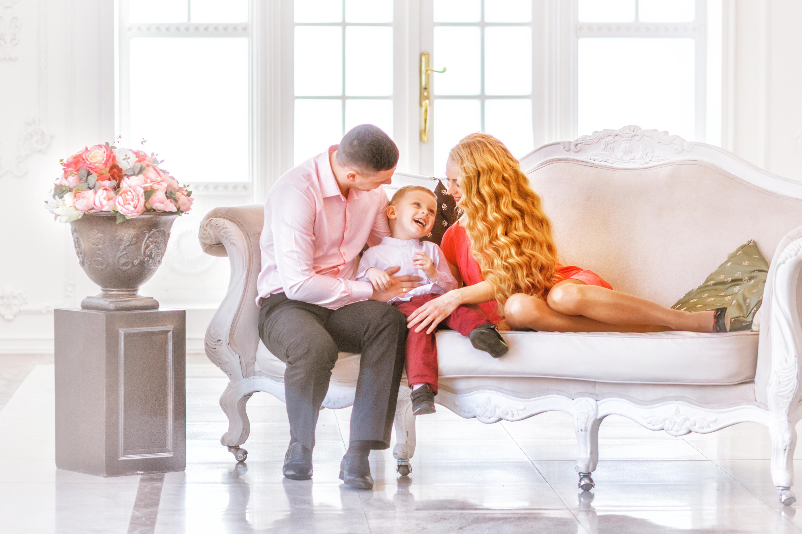 Семейная съемка в студии в СПб. Фотограф женский и мужской портрет Санкт-Петербург