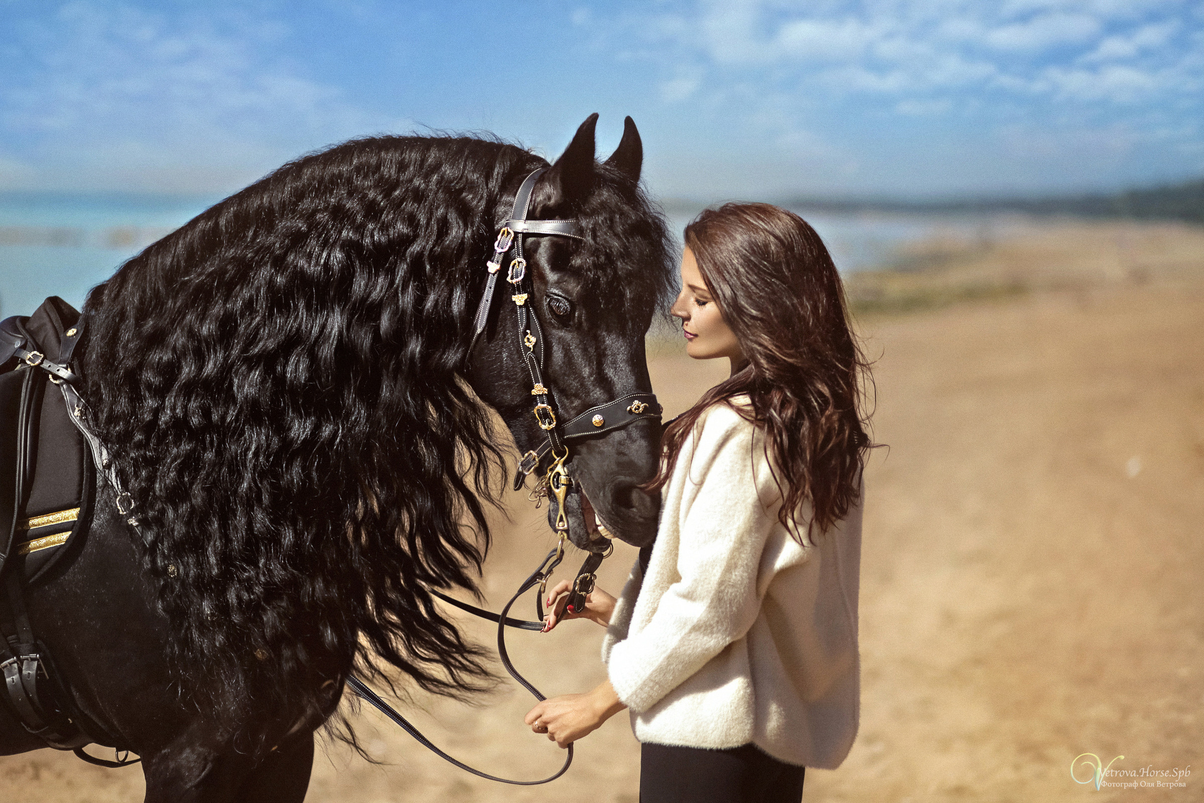 Фотосессия с фризом в СПБ. Фотограф женский и мужской портрет Санкт-Петербург