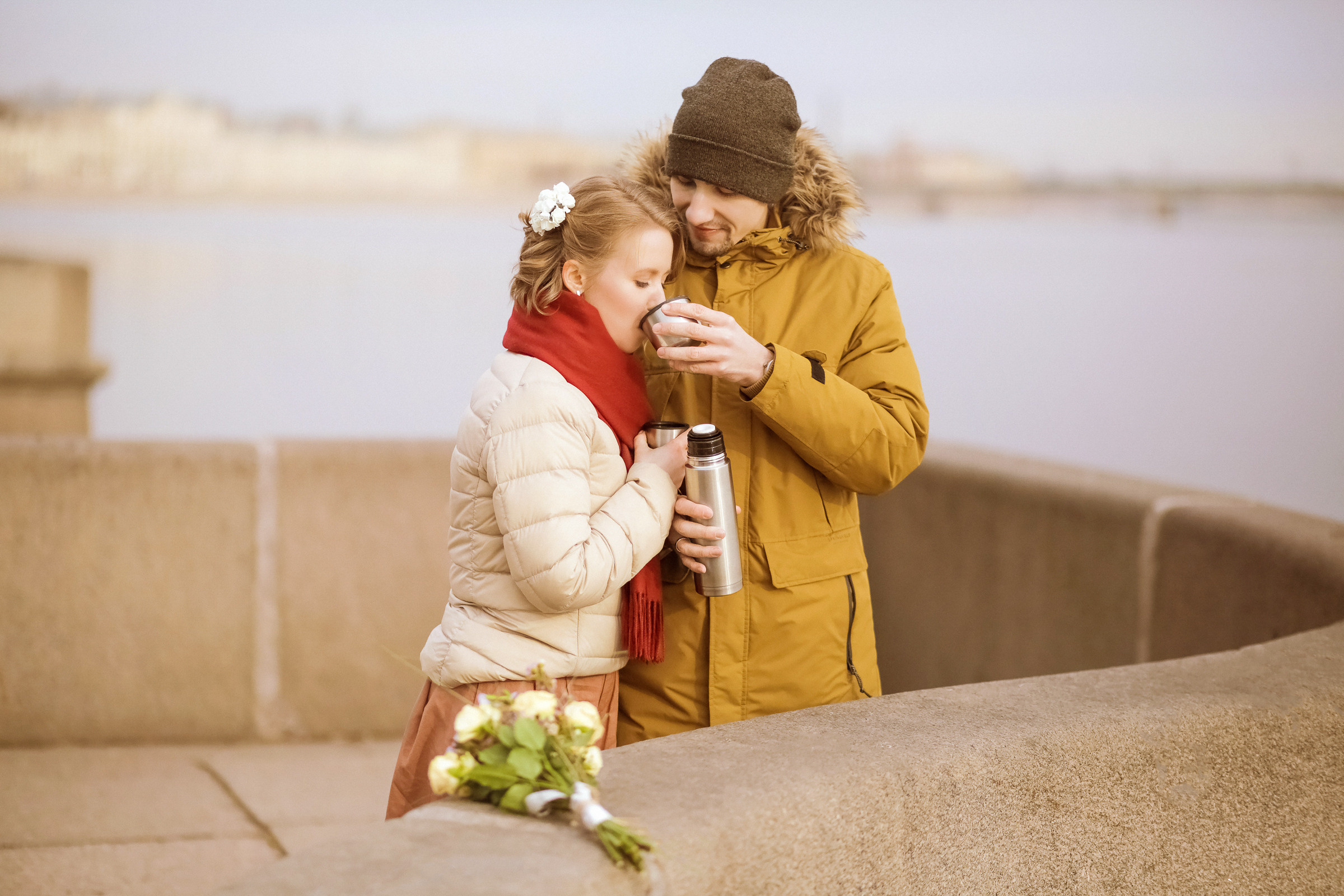 Свадьба с прогулкой по набережной. Фотограф женский и мужской портрет Санкт-Петербург