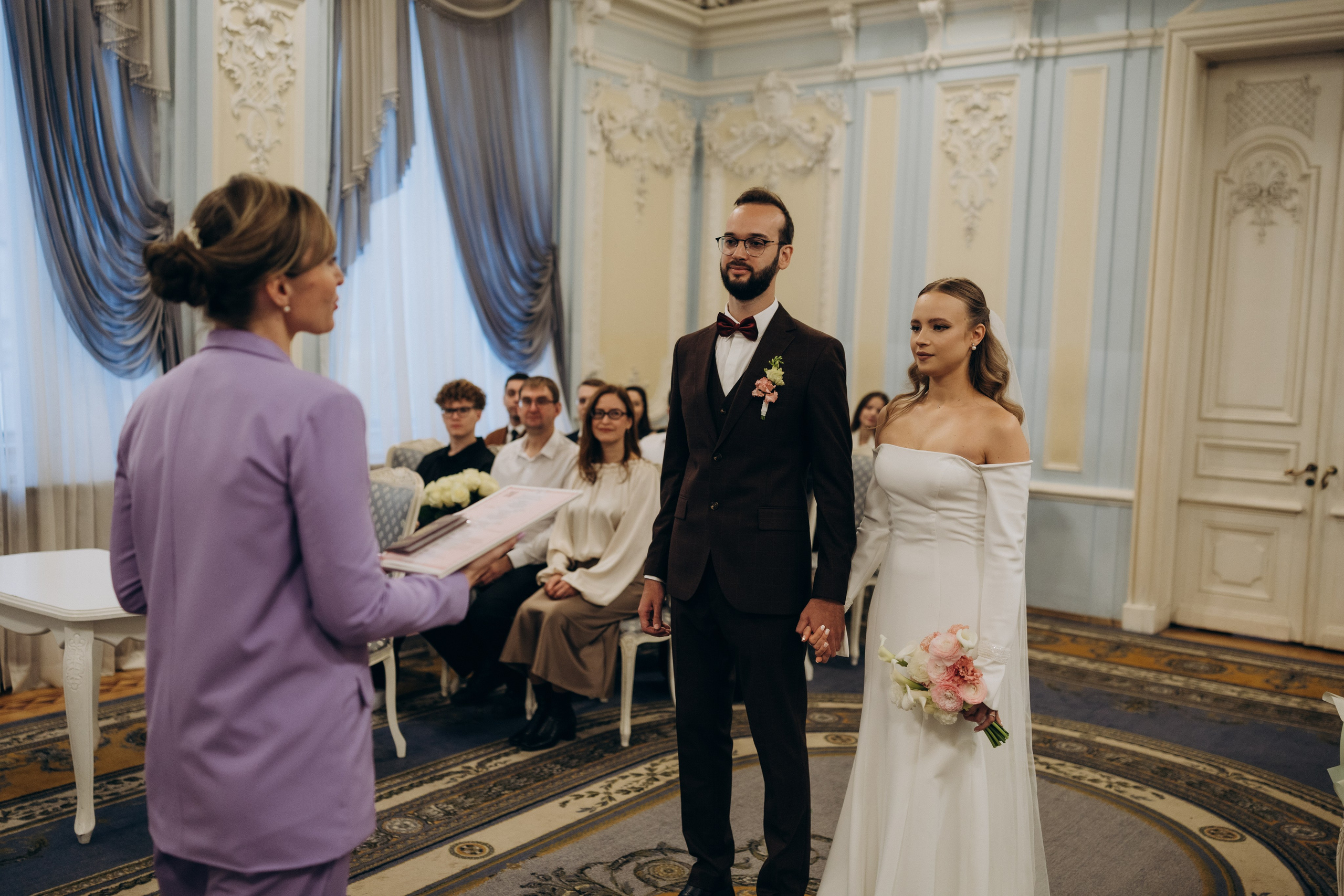 Юра и Полина | 2-й дворец и Половцова. Свадебный и love story фотограф в Санкт-Петербурге