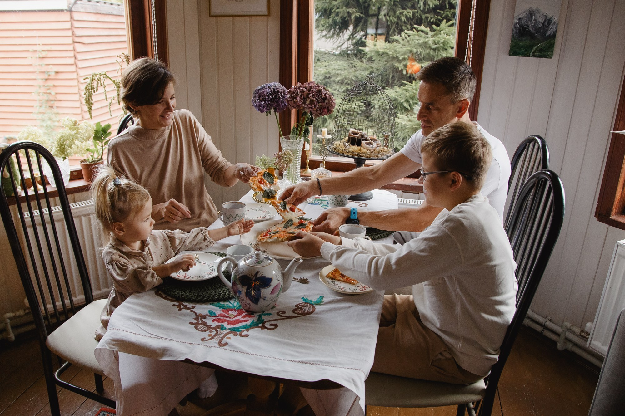 Семейная идиллия на даче. Фотограф в Москве — Ольга Федотова