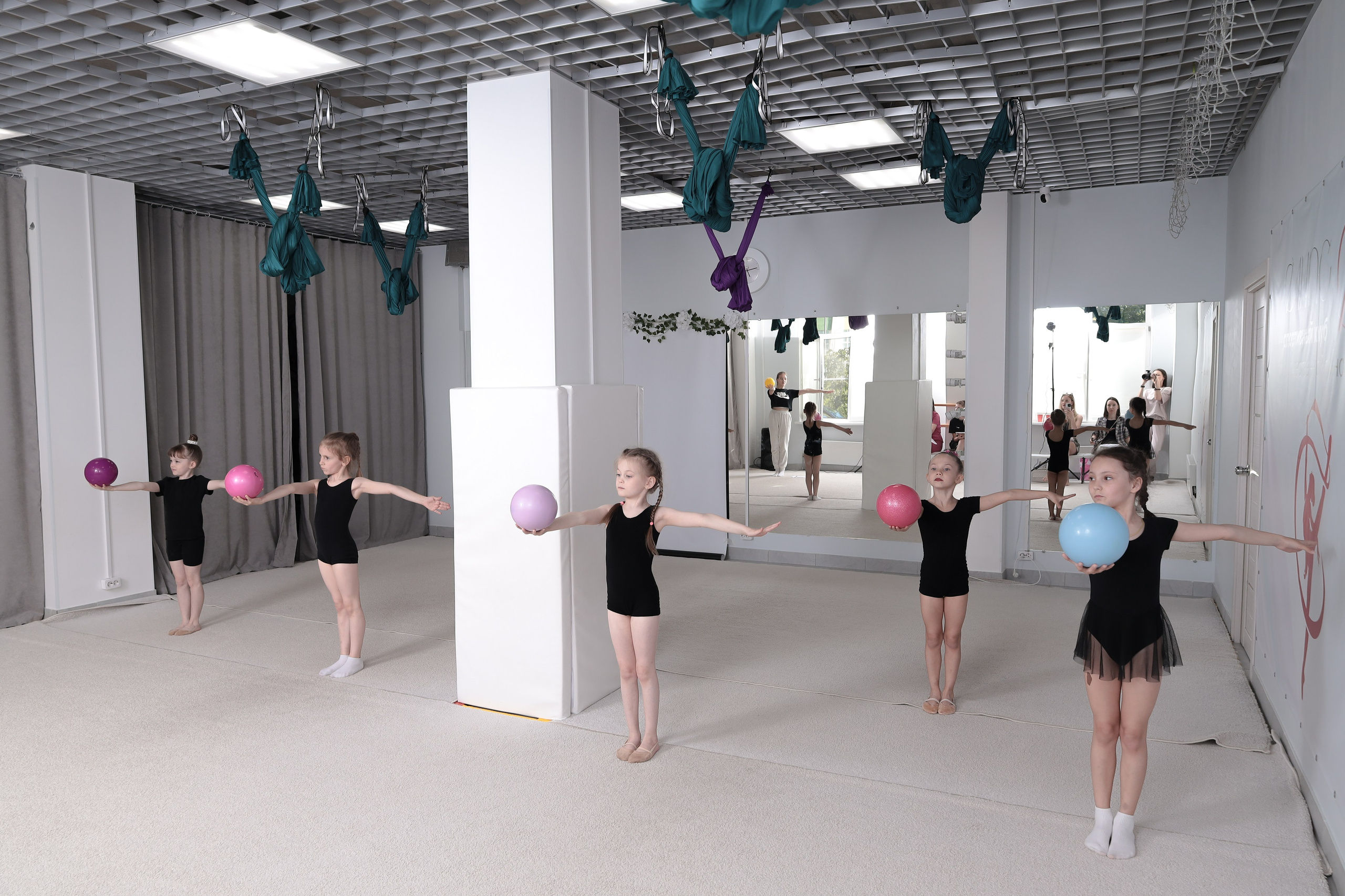 Открытый урок гимнастика. Фотограф Надршина Лилия