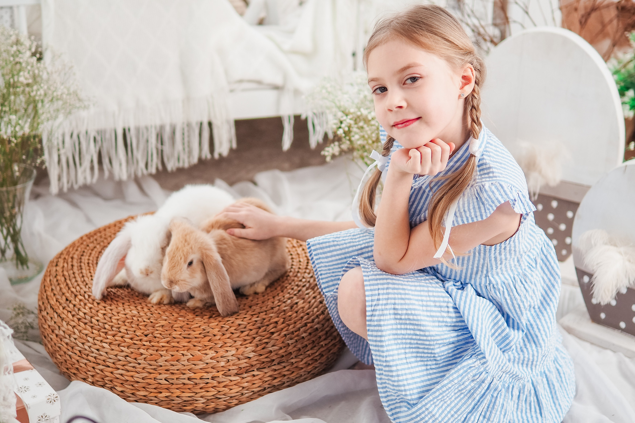 Пасхальные кролики. Портретный фотограф Павлова Светлана / Брянск /