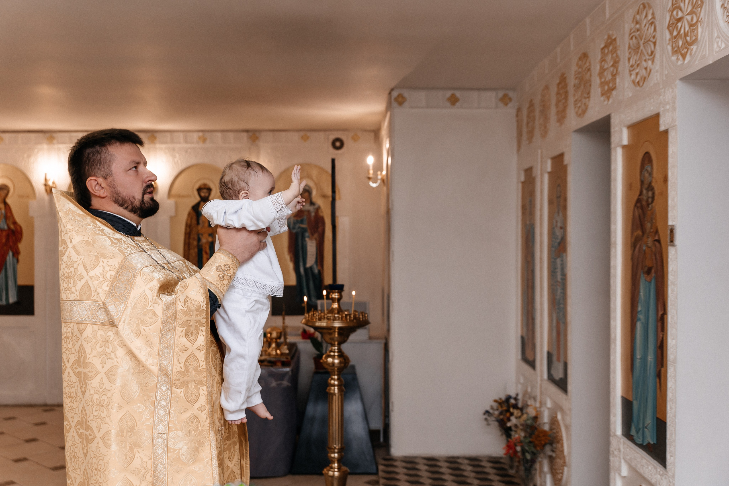 Крещение Влада. Семейный фотограф Минск Усова Ольга