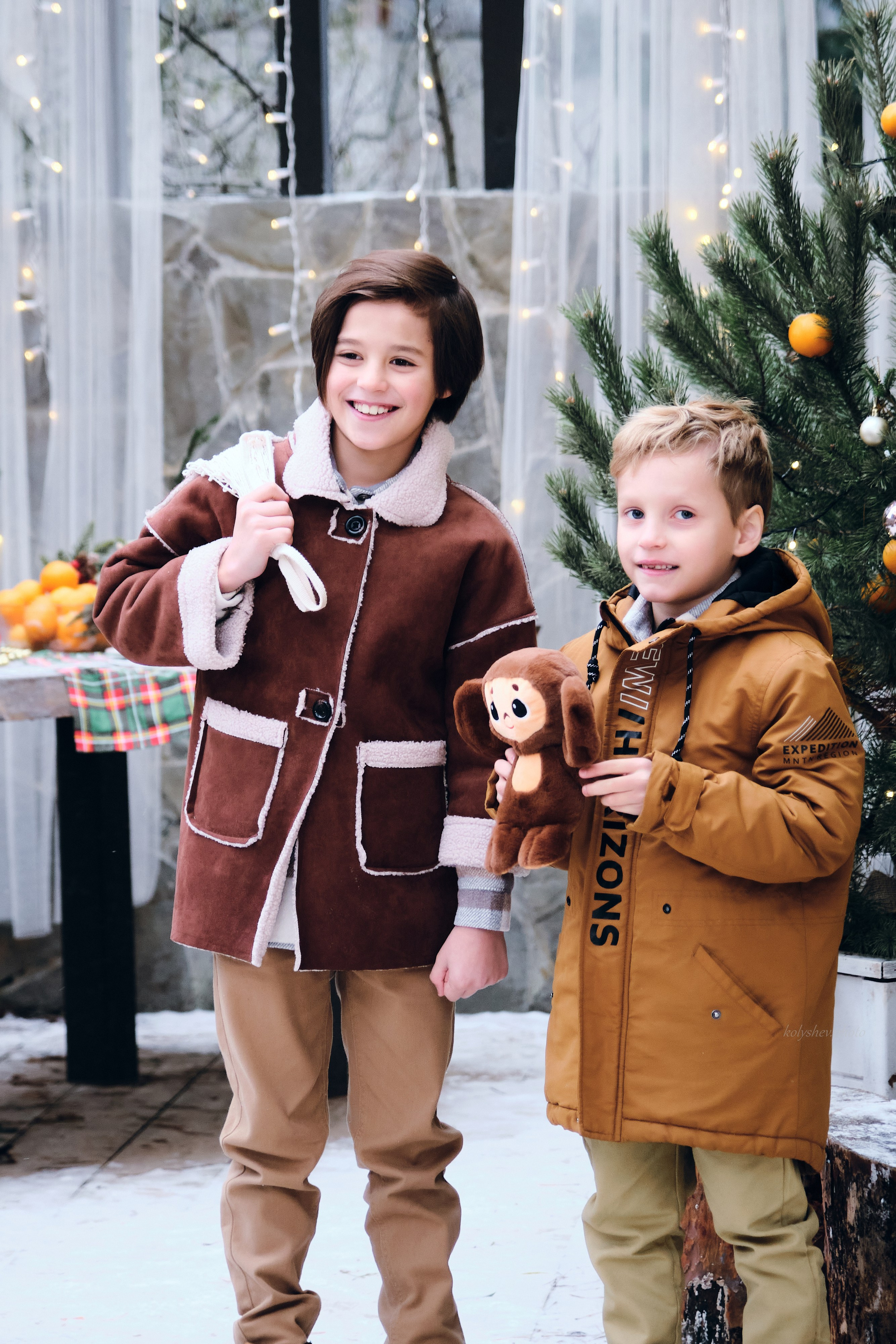 новогодняя семейная фотосессия в Москве