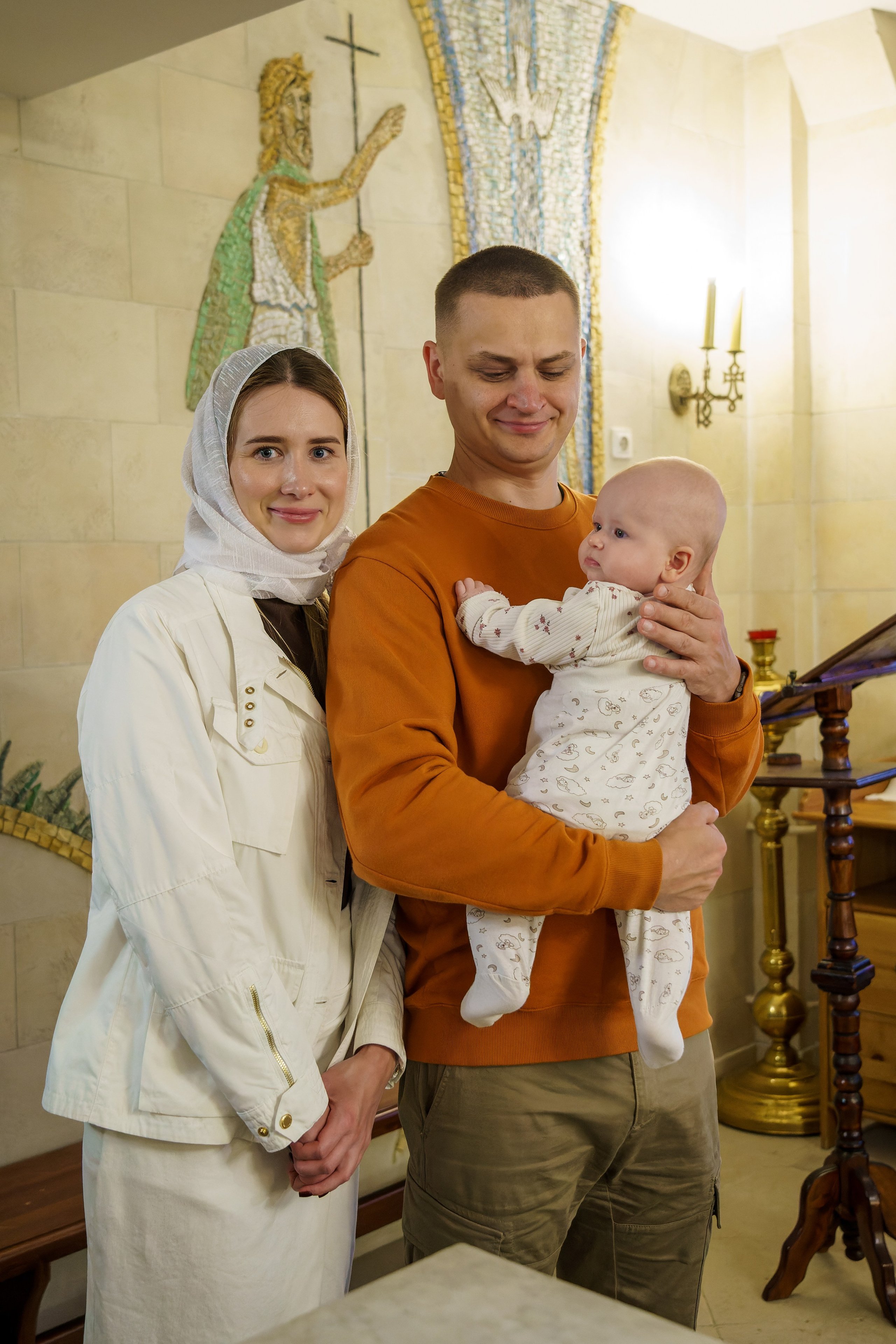 Фотосъёмка крестин в Митино — эмоции родителей