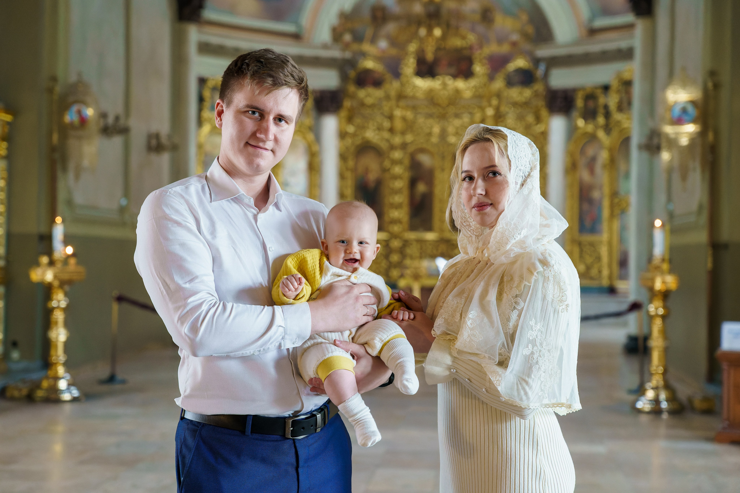 Фотосъёмка крестин в Москве — эмоции родителей