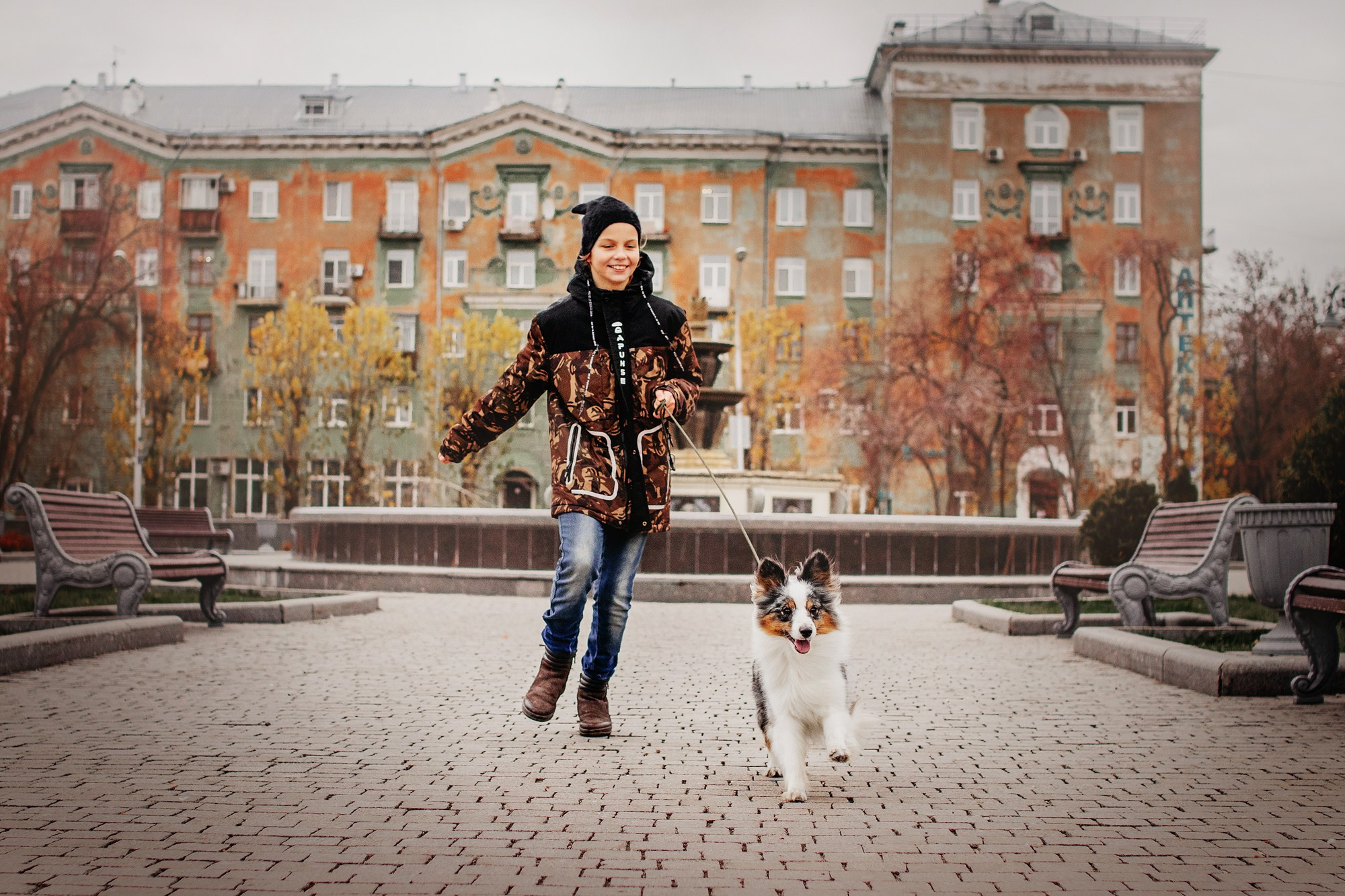 Марина и Кутька. Фотограф Наталья Потапова