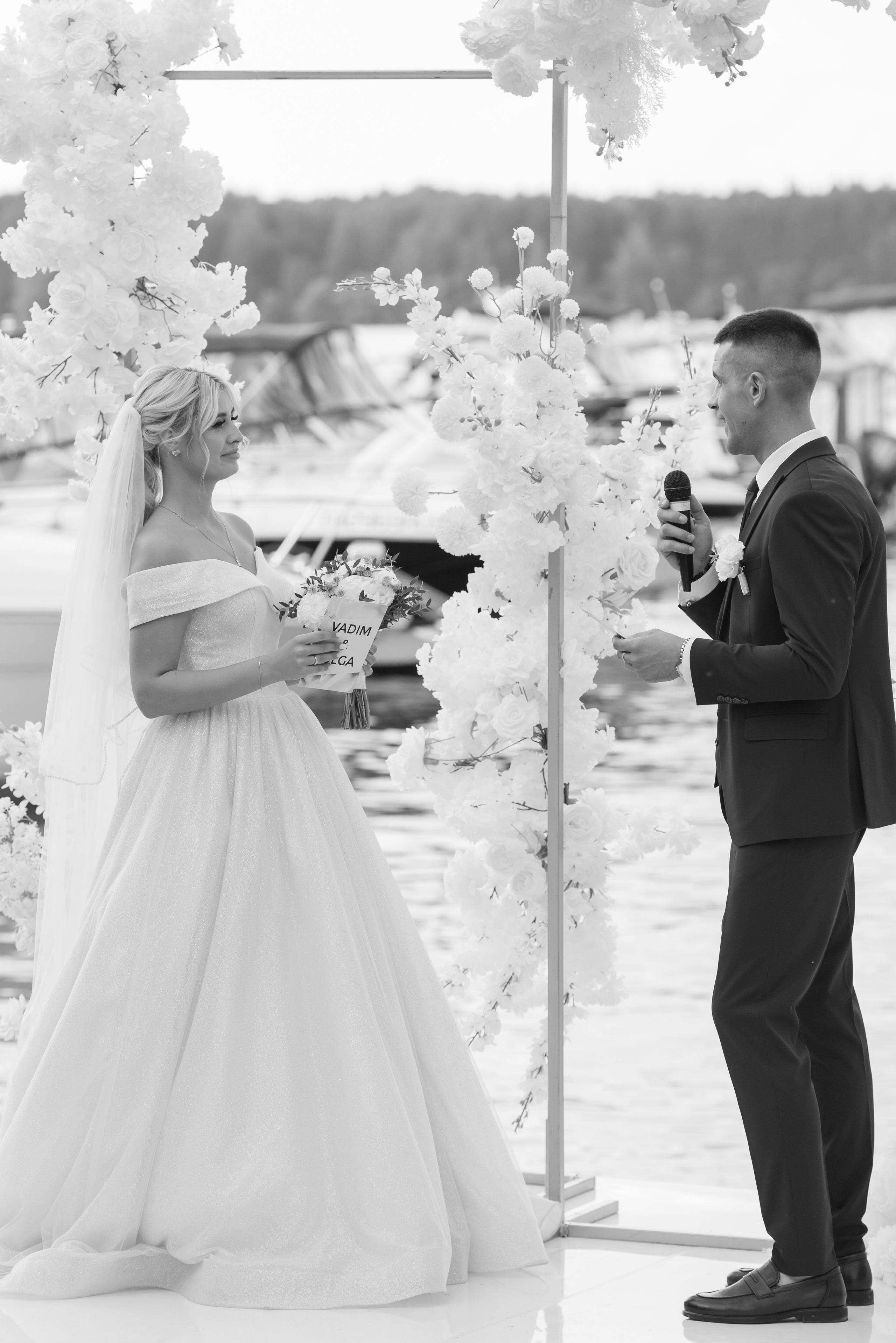 Ольга и Вадим, яхт-клуб «Портофино». Свадебный и репортажный фотограф (Москва, Королев и другие)