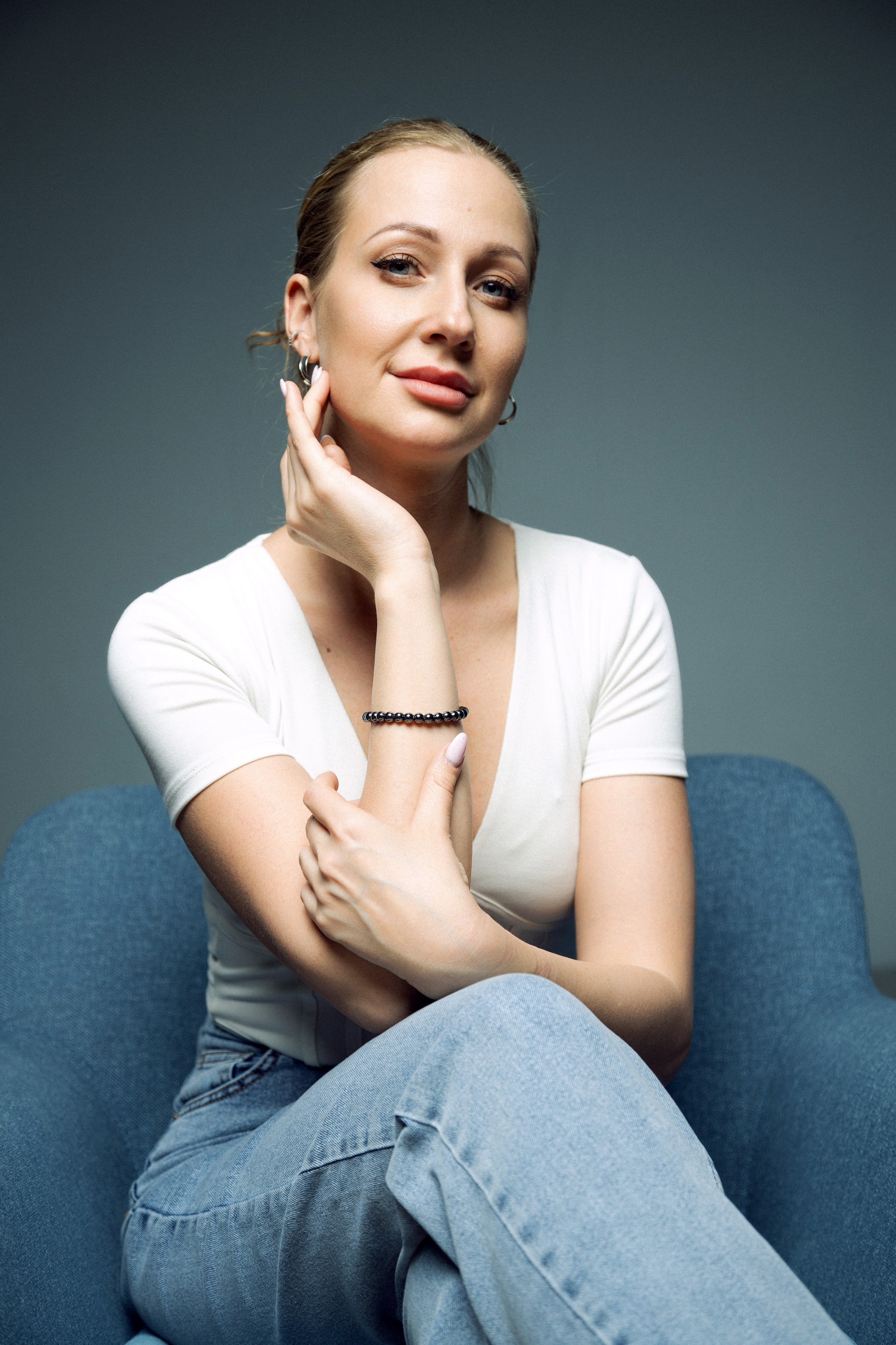 Женский нежный портрет. Фотограф Игорь Полозов. Москва