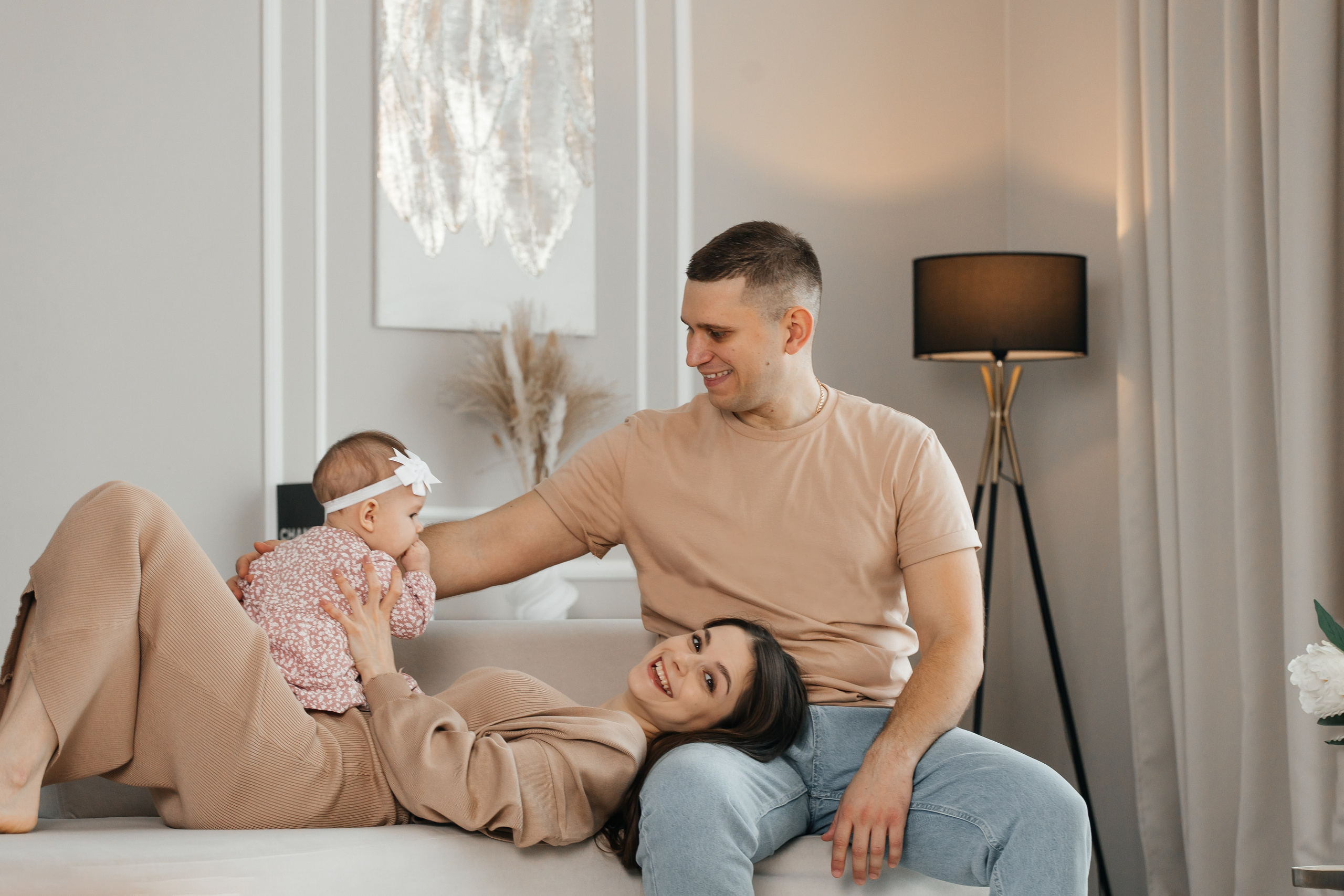 Семейная студийная фотосессия. Свадебный и семейный фотограф в Краснодарском крае Мария Данилкина