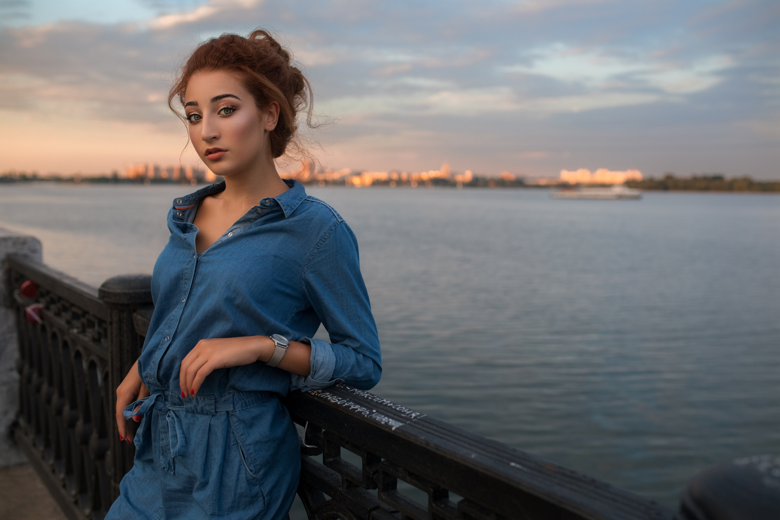 Фотосеъмка с Анастасией на Адмиралтейской площади Воронежа для «себя»