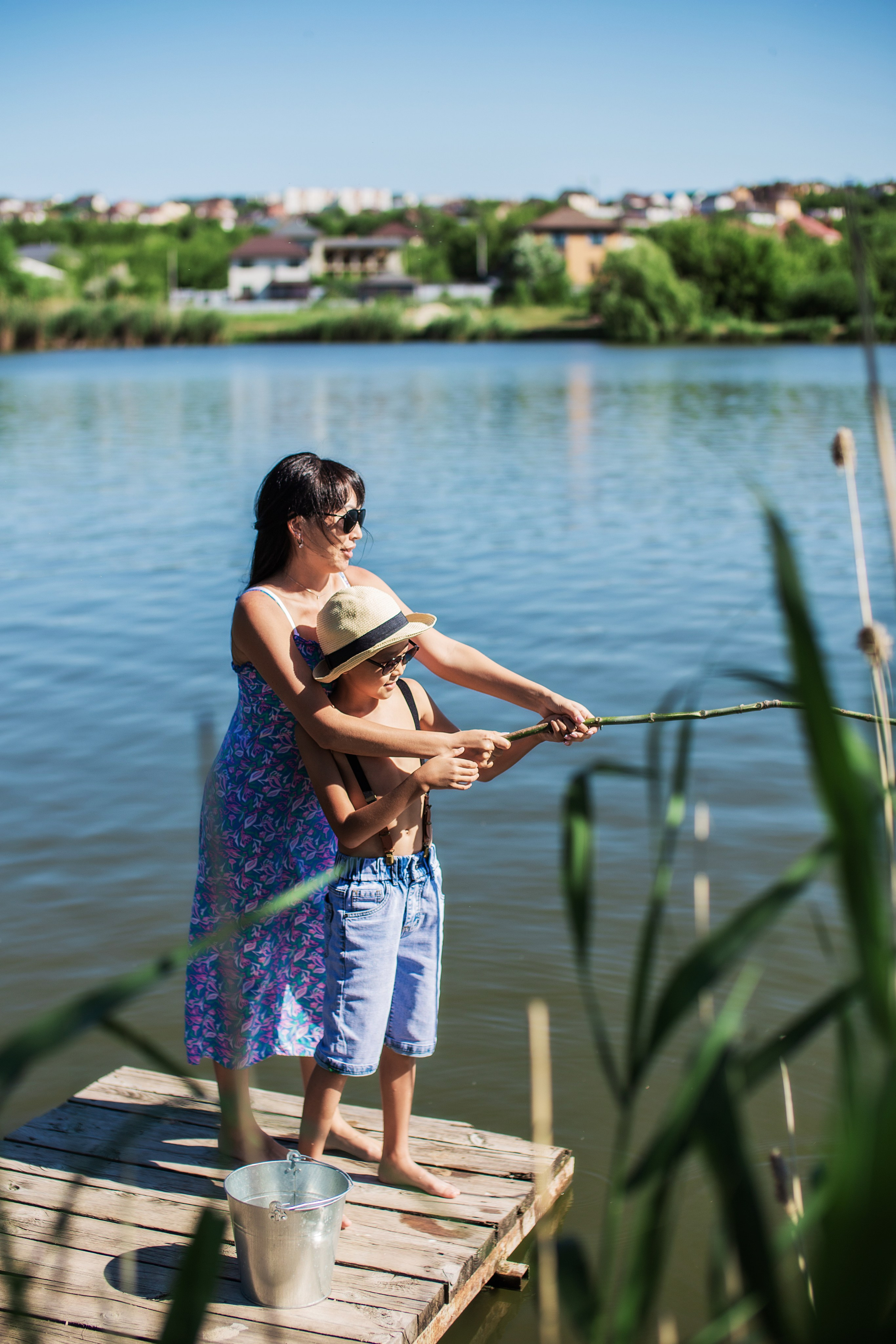 На рыбалке. Семейный фотограф в Саратове